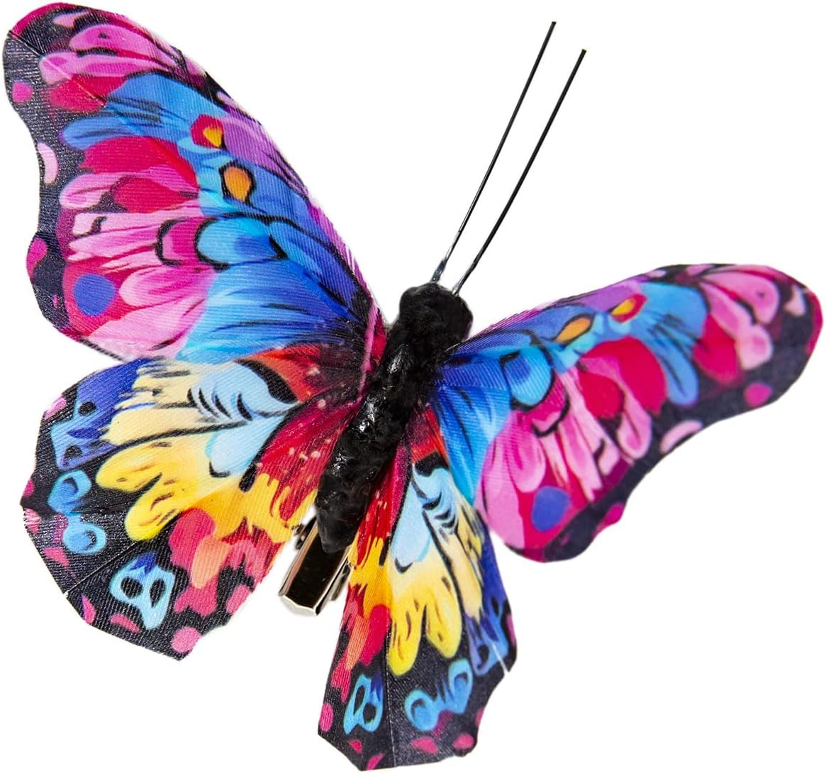 Cartanfill Decorative 3D Butterfly Clips 12 Pack