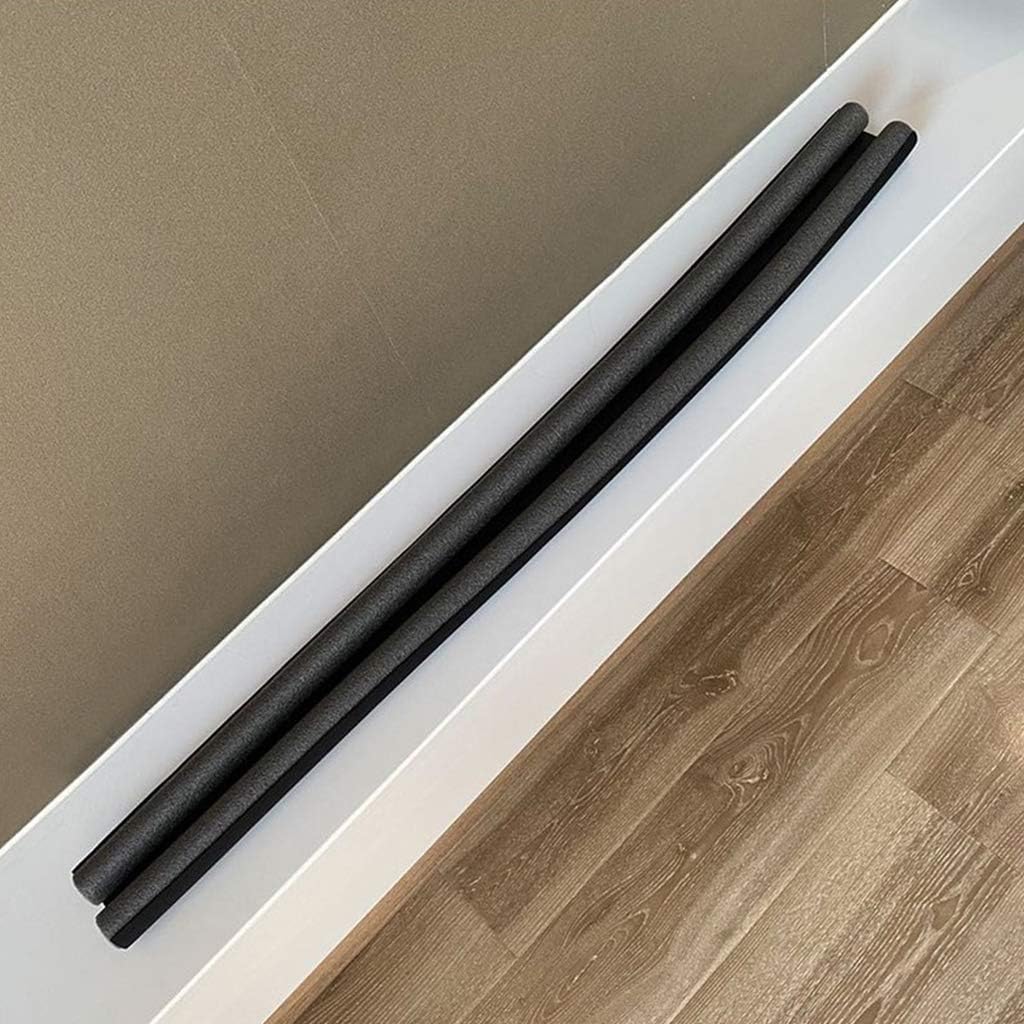 93cm Flexible Door Bottom Sealing Guard Black