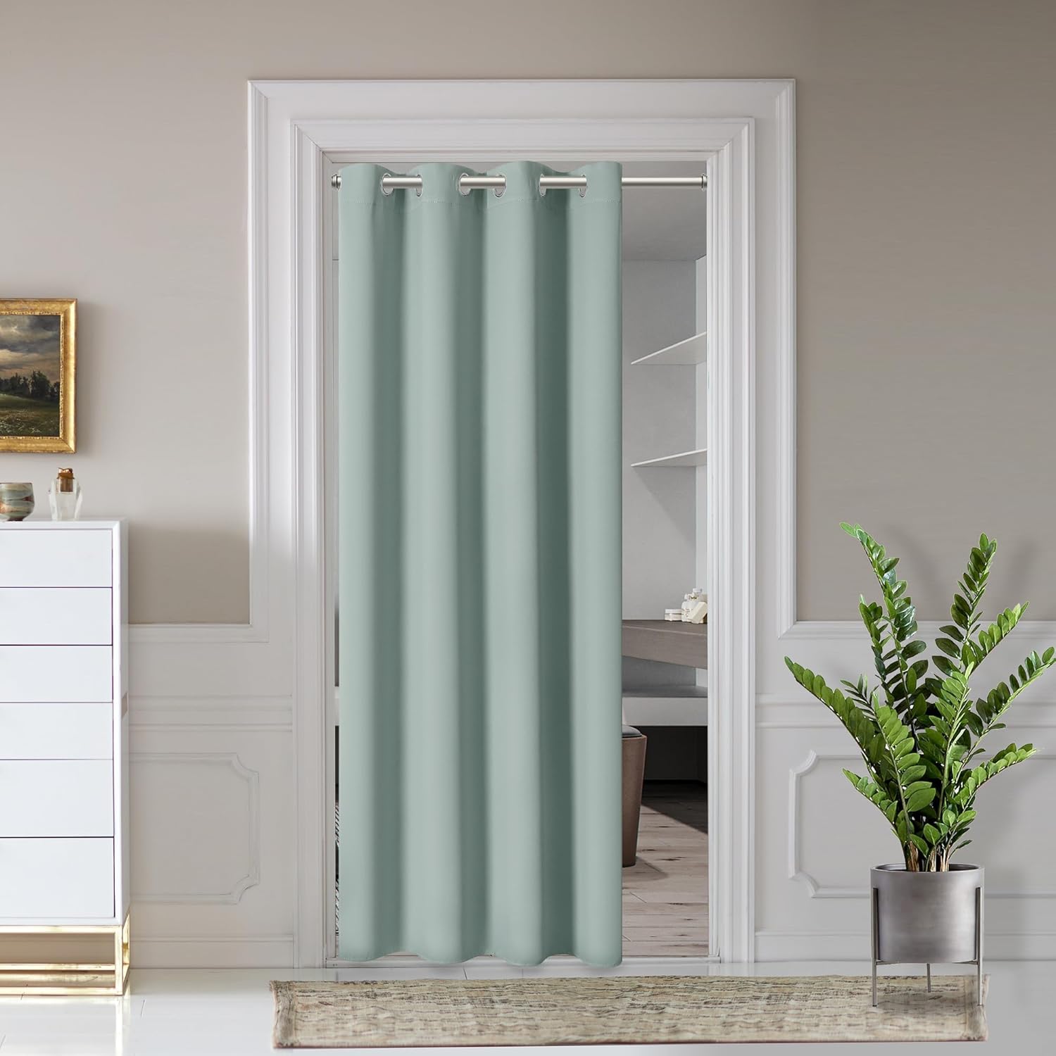 AOSKY Door Curtains for Privacy and Light Blocking