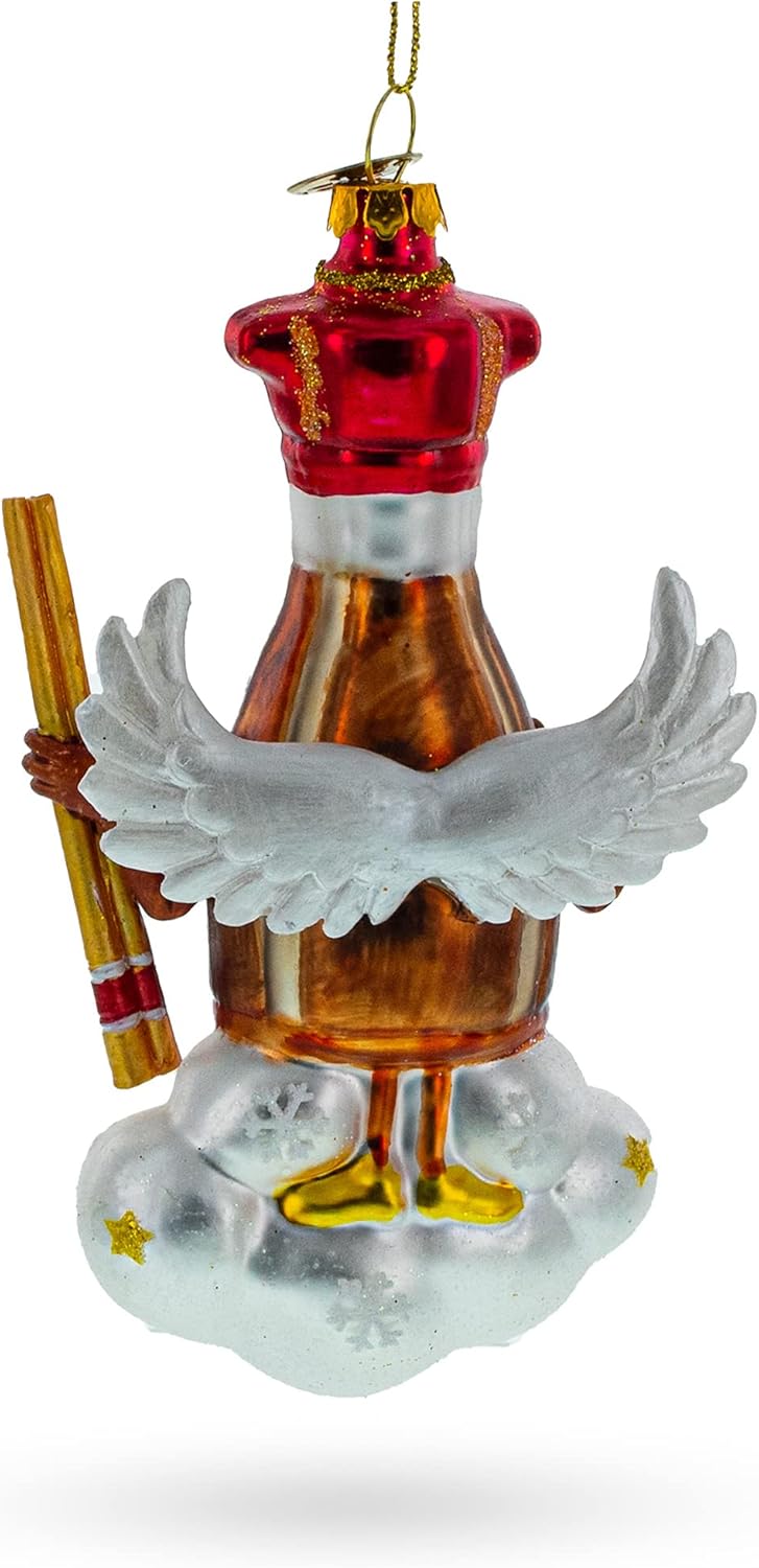Savory Soy Sauce and Chopsticks Glass Ornament