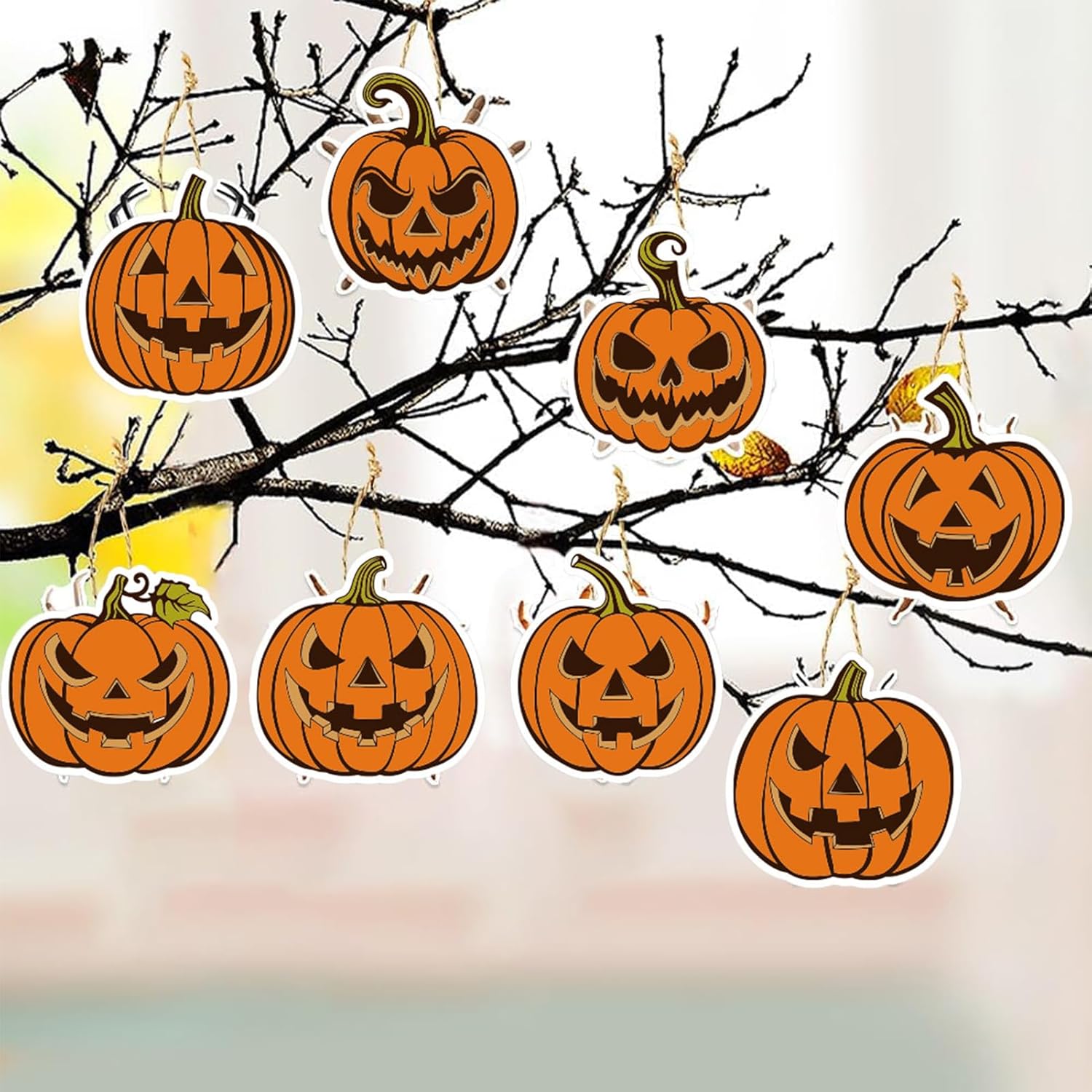 16Pcs Halloween Tree Decorations Hanging Ornaments