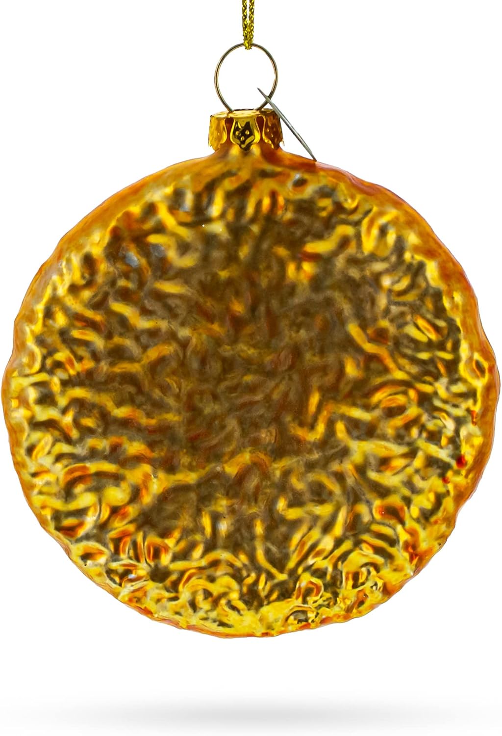 Chocolate Chip Cookie Blown Glass Christmas Ornament 1