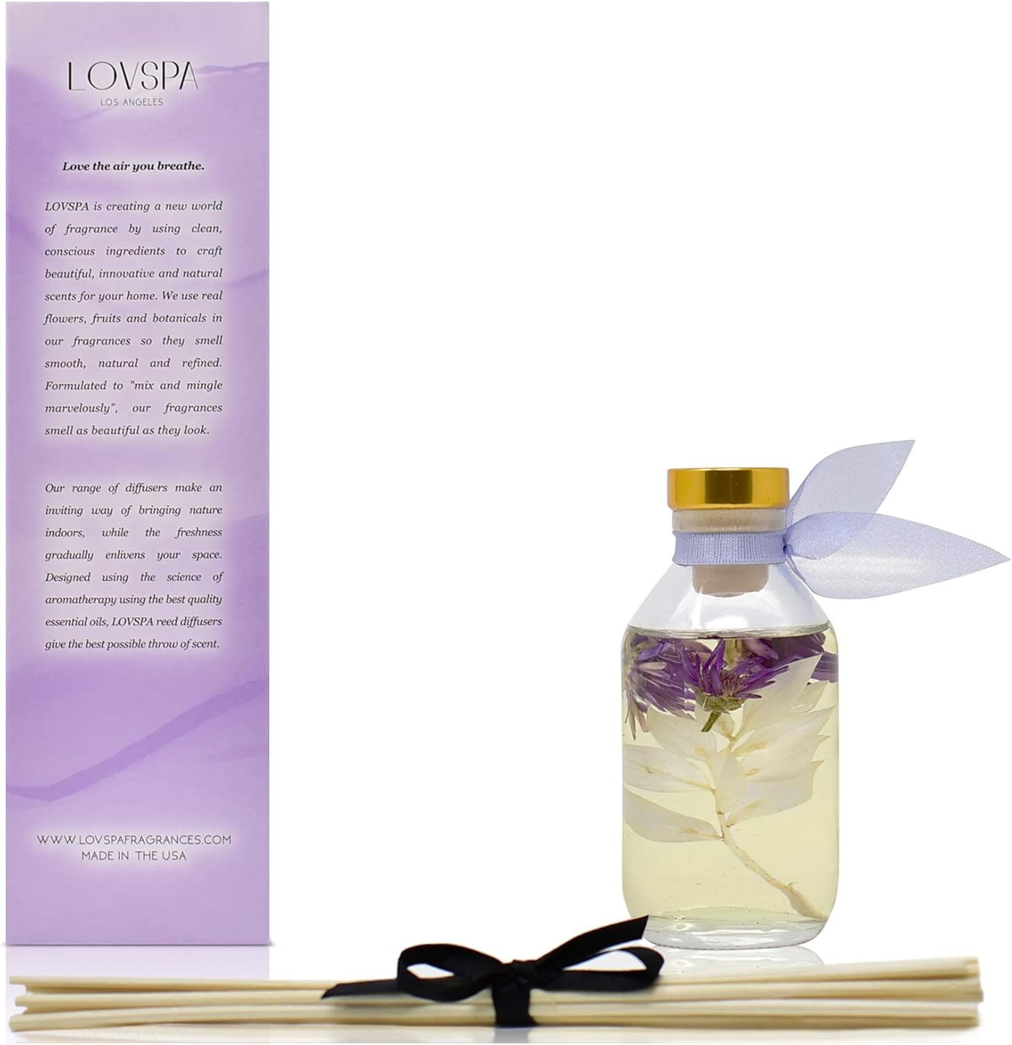 LOVSPA Lavender Vanilla Diffuser Set