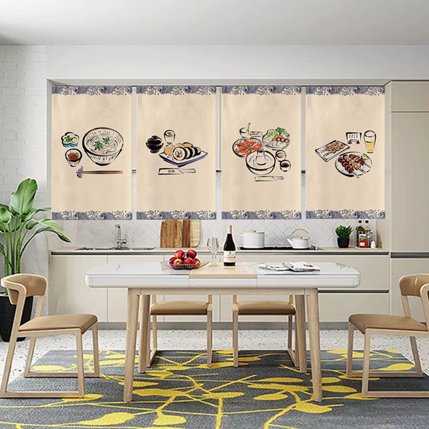 Japanese Style Restaurant Curtain for Sushi Bar and Izakaya