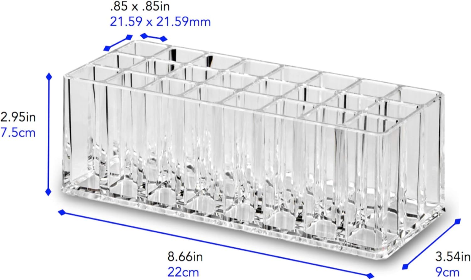 BY ALEGORY Acrylic Perfume Organizer 24 Slots