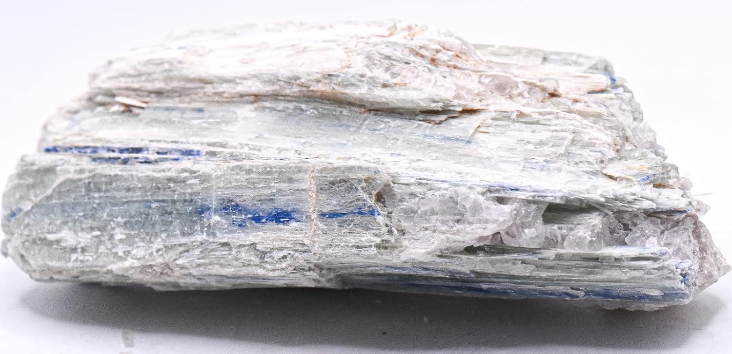 Greenish Blue Kyanite Blade Cluster Rough Natural Crystal - 235g