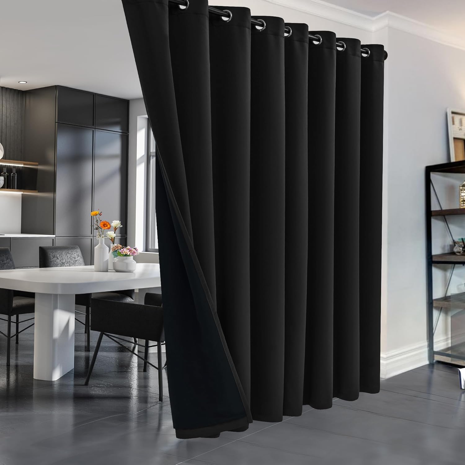 Deconovo Total Blackout Curtains with Double Layer 1 Panel
