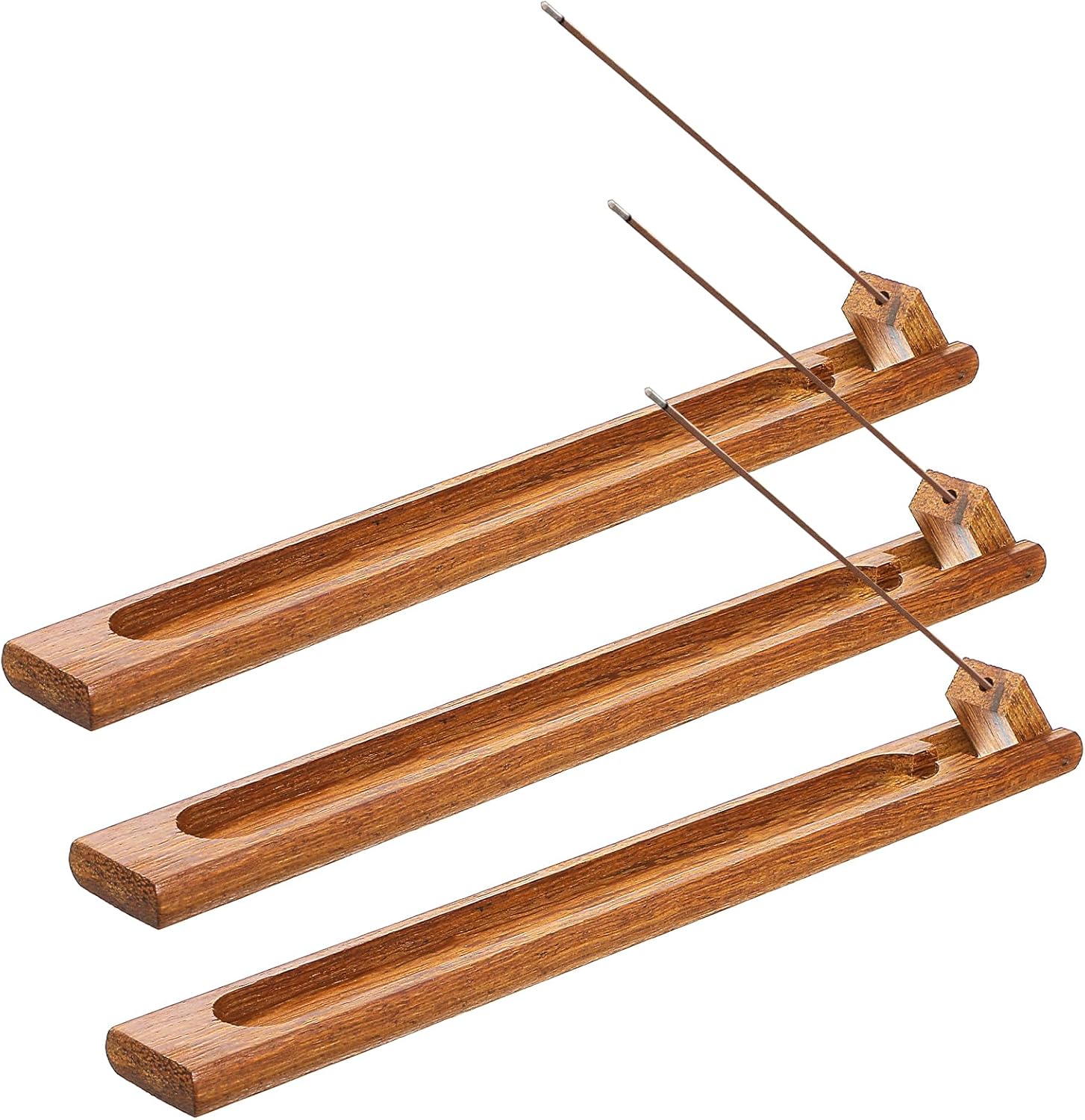 3 Pcs Wooden Adjustable Incense Stick Holder