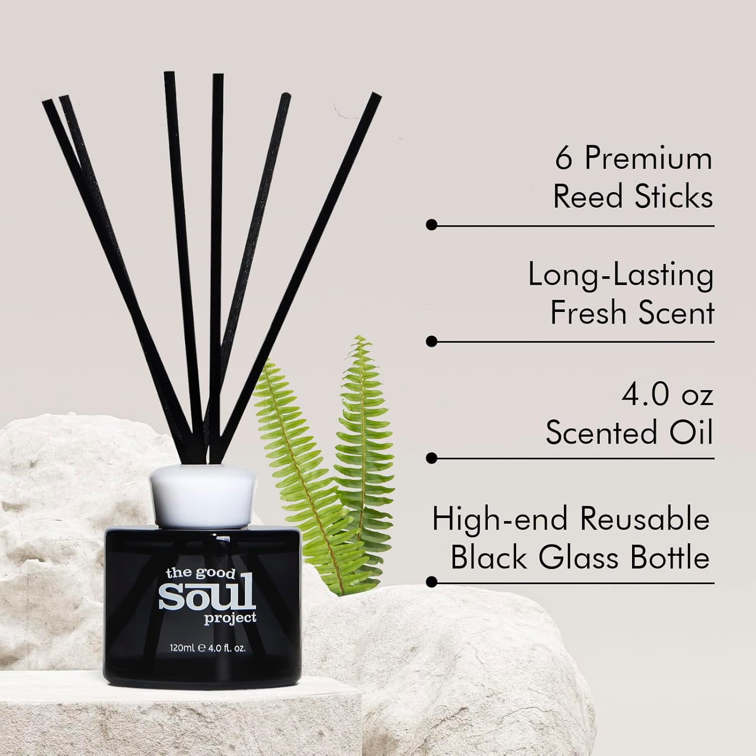THE GOOD SOUL PROJECT Reed Diffuser Set 40 Oz Fresh Scented
