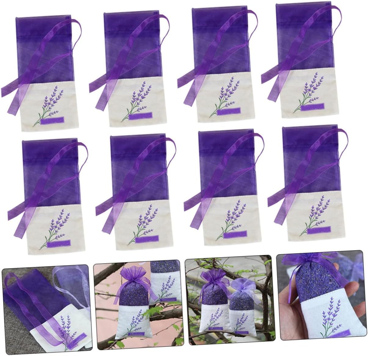 Angoily 15pcs Lavender Scented Potpourri Pouches