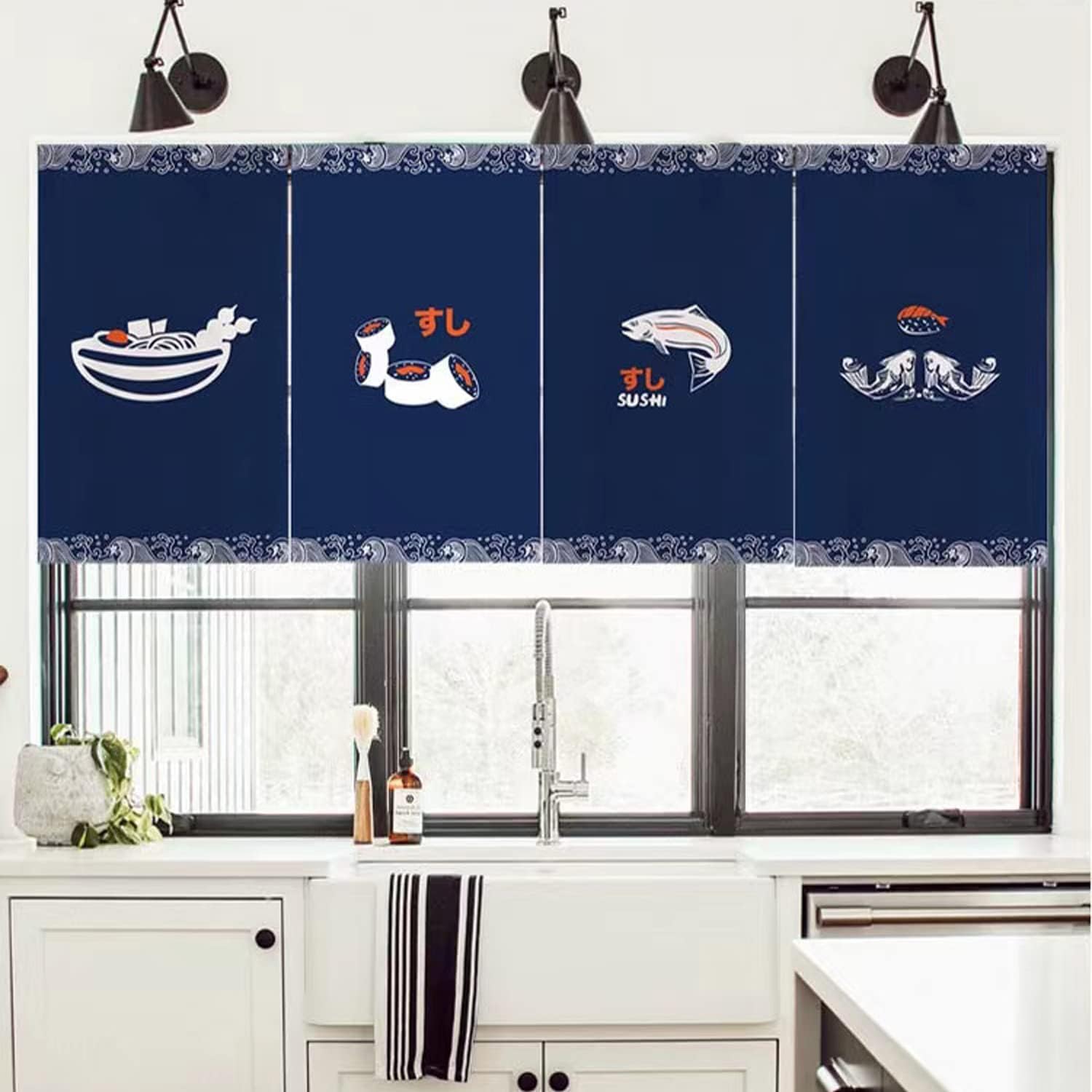 Japanese Style Restaurant Curtain for Sushi Bar and Izakaya