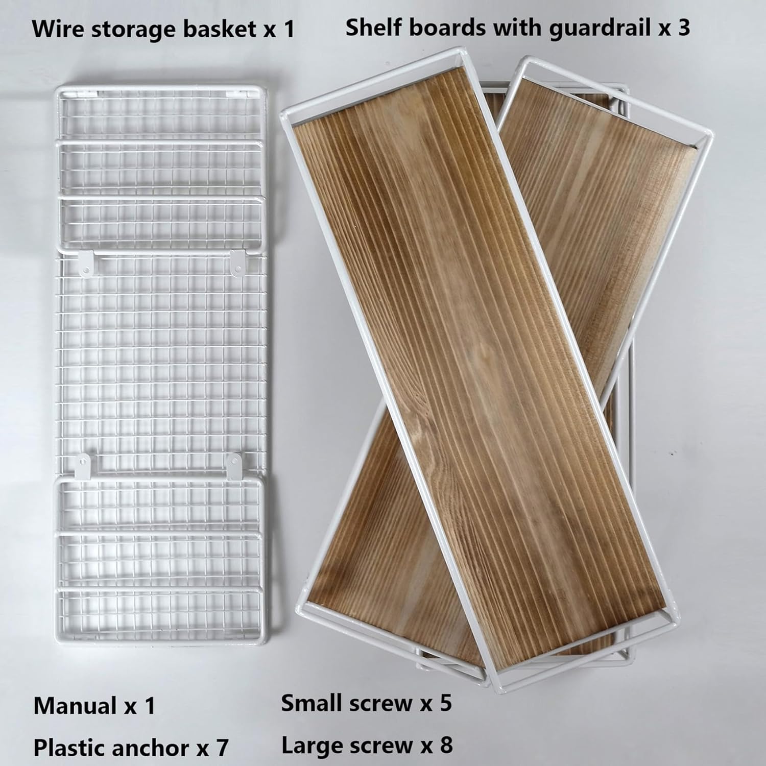 Oxendon Wall Mounted Bathroom Shelves Over Toilet Set of 3
