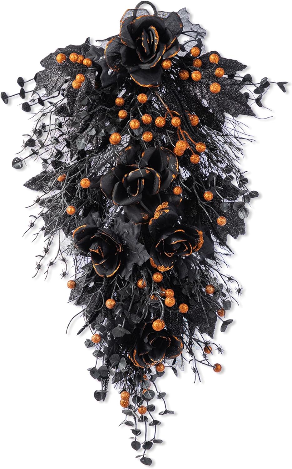 Glitzhome Halloween Teardrop Swag Decor 28 Inches
