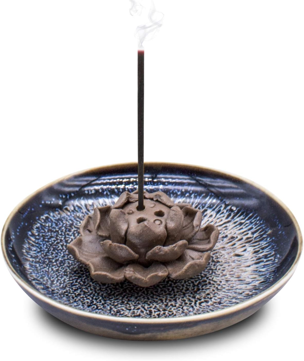TRENDBOX Incense Holder with Lotus Design