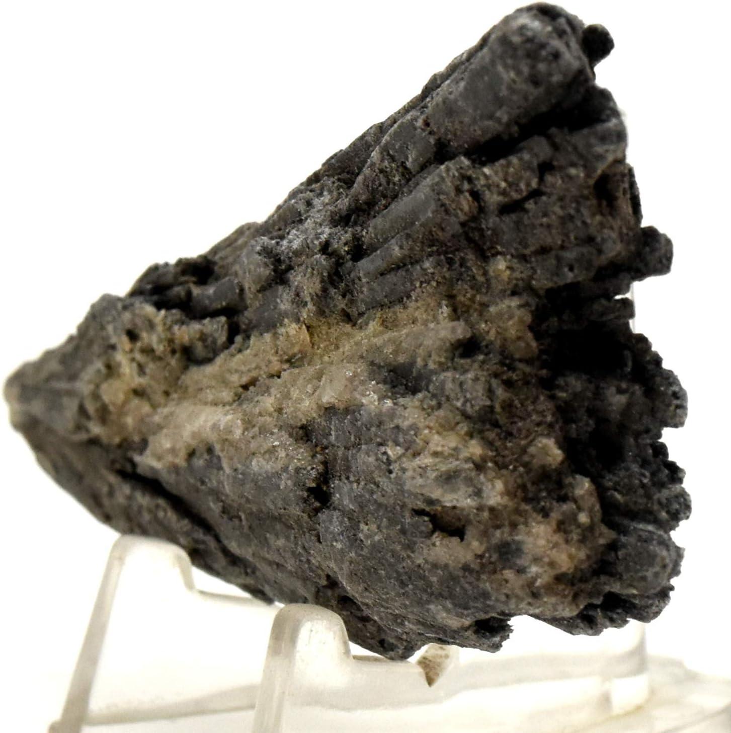 175ct Black Kyanite Blades with Mica Crystals Cluster - Brazil