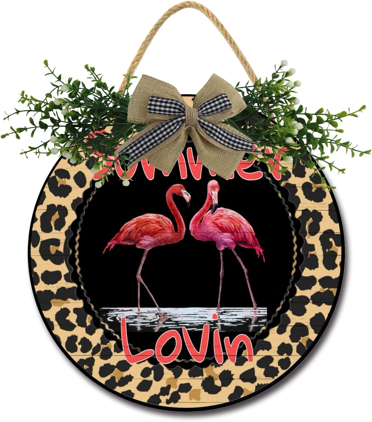 Summer Lovin Wooden Front Door Sign 11 Inches