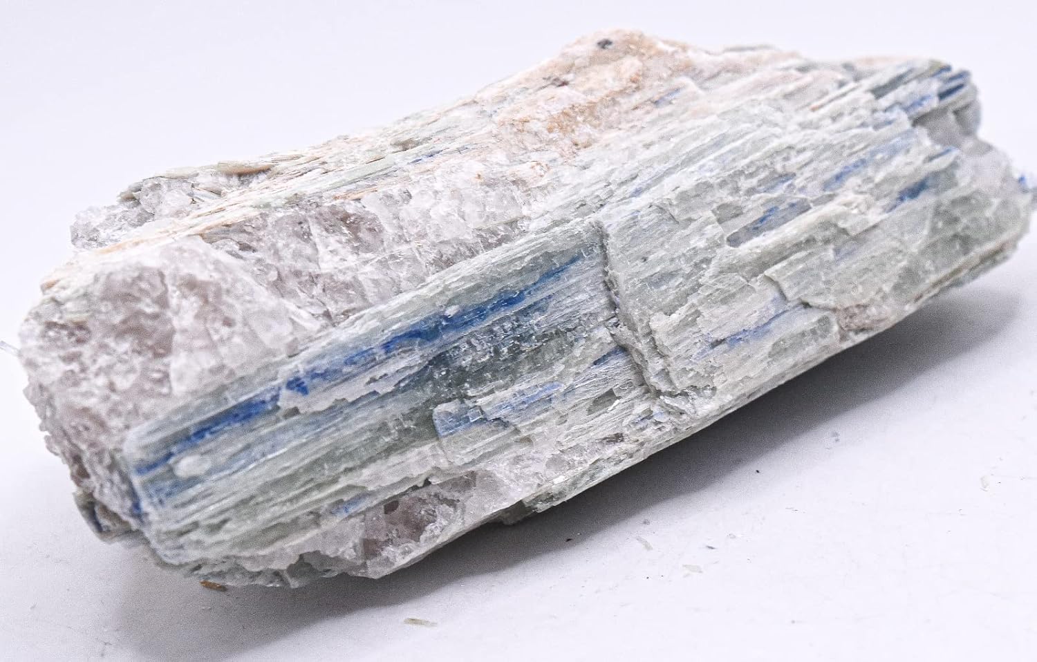 Greenish Blue Kyanite Blade Cluster Rough Natural Crystal - 235g