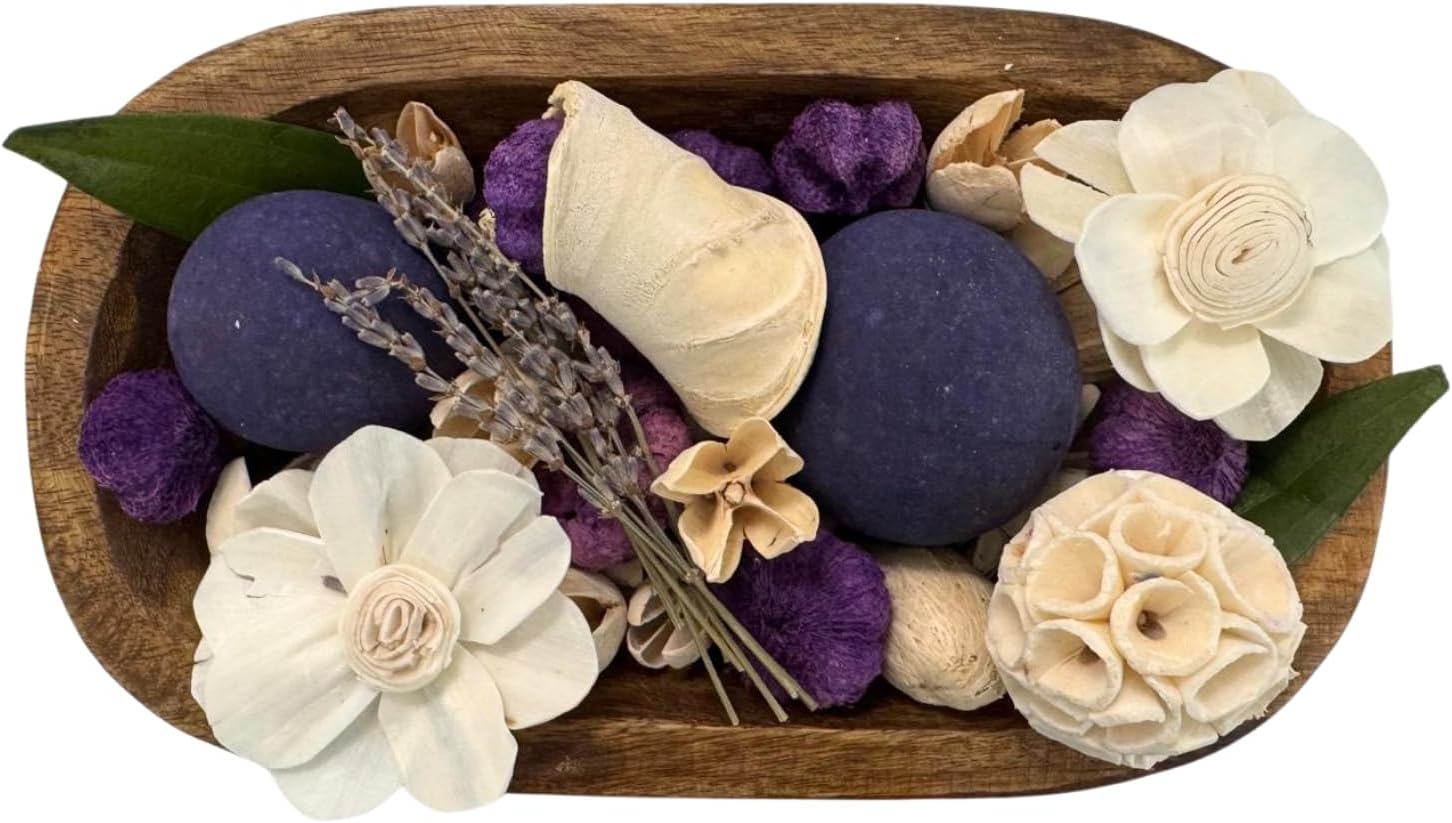 De La Terre Purple Lavender Fragrance Mini Potpourri Bag Decor