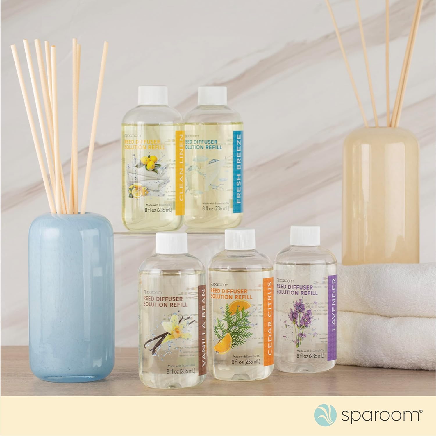 SpaRoom Reed Diffuser Oil Refill Vanilla Bean Scent