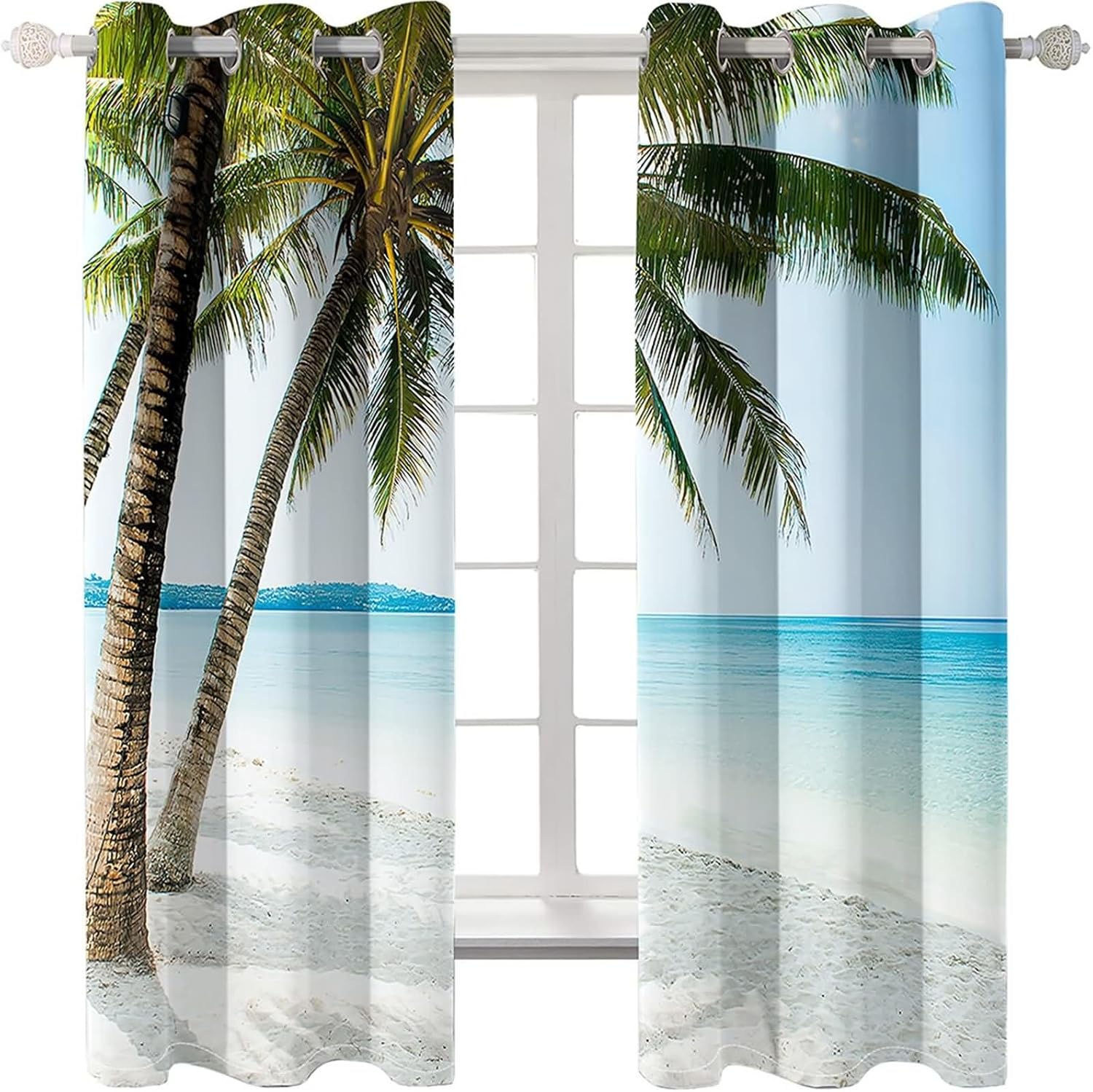 Homxi 2 Pack Blackout Curtains with Eyelets