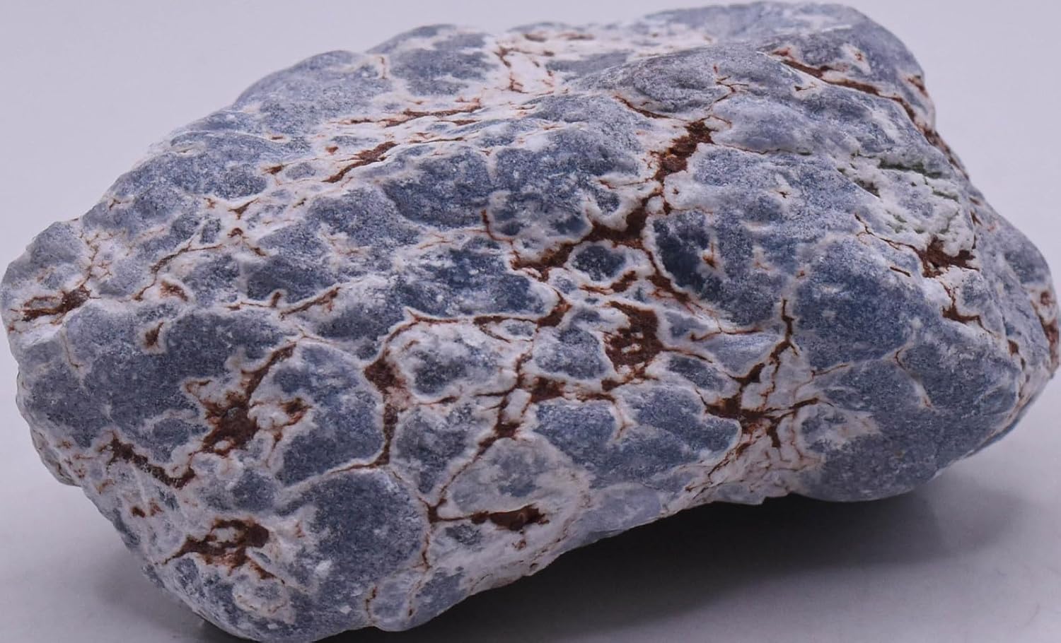 275 Inch Blue Angelite Rough Natural Gemstone for Carving