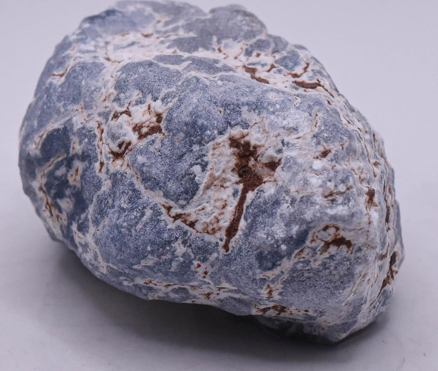 275 Inch Blue Angelite Rough Natural Gemstone for Carving