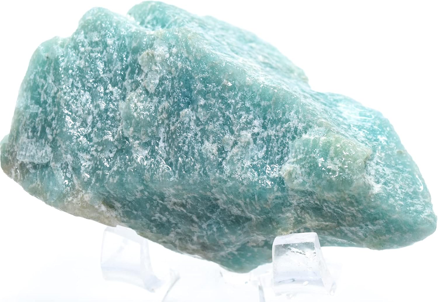 90g Blue Green Amazonite Rough Gemstone for Decor