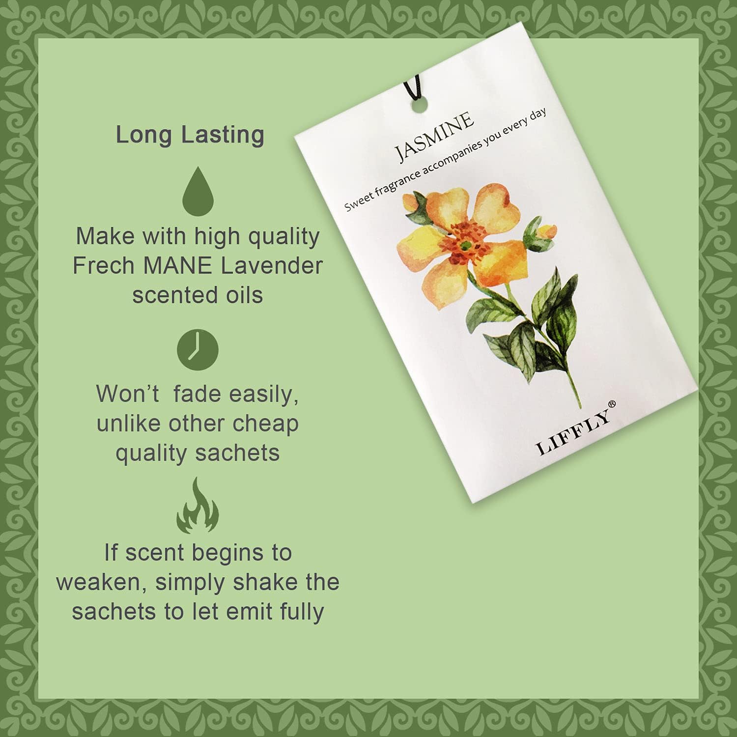 14 Pack Scented Sachets for Drawers Closets with 7 Different Scents