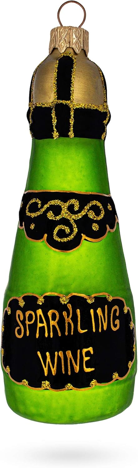 Sparkling Wine Champagne Glass Christmas Ornament