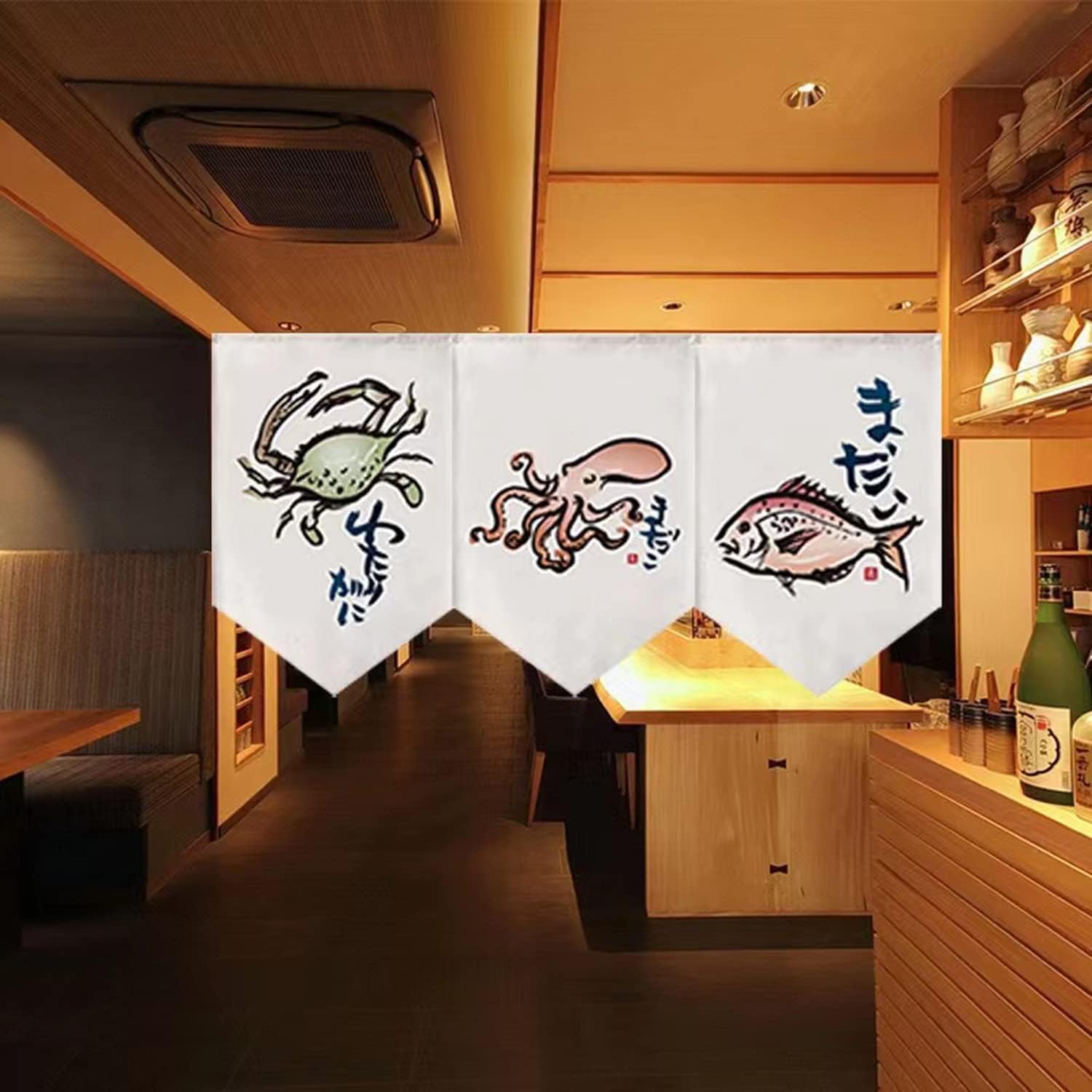 Japanese Style Restaurant Curtain for Sushi Bar Izakaya 1