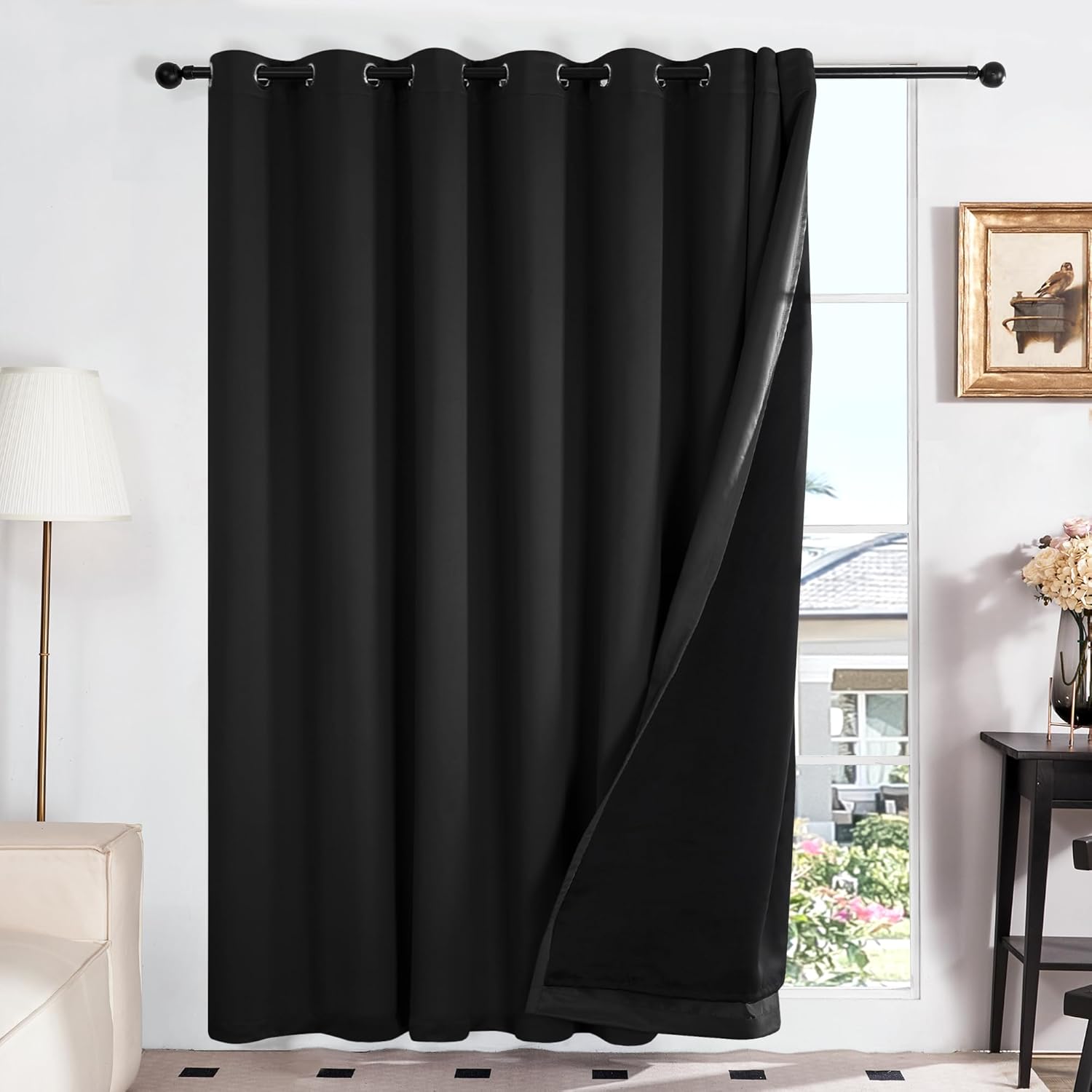 Deconovo Total Blackout Curtains with Double Layer 1 Panel