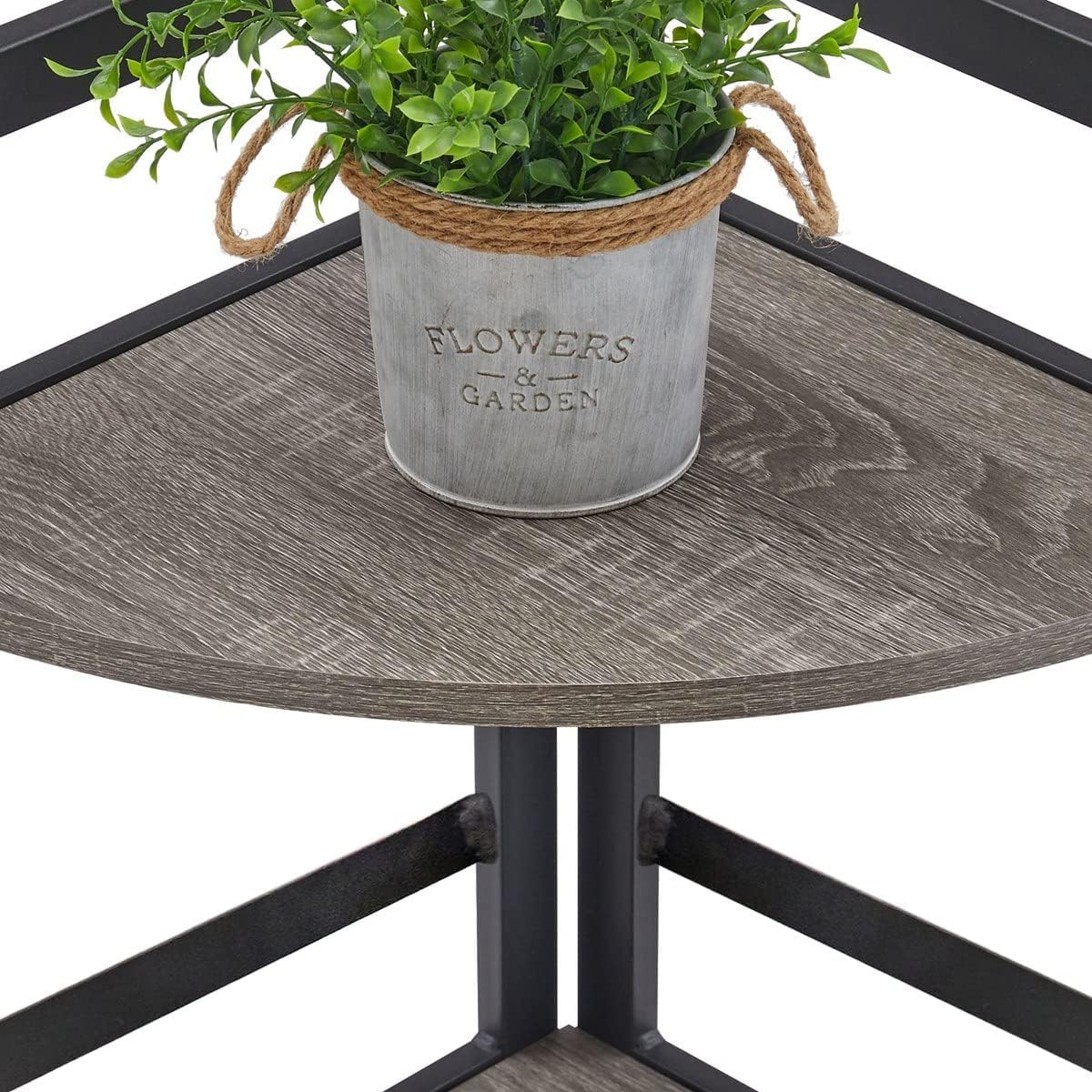 BON AUGURE 5 Tier Corner Bookshelf Stand