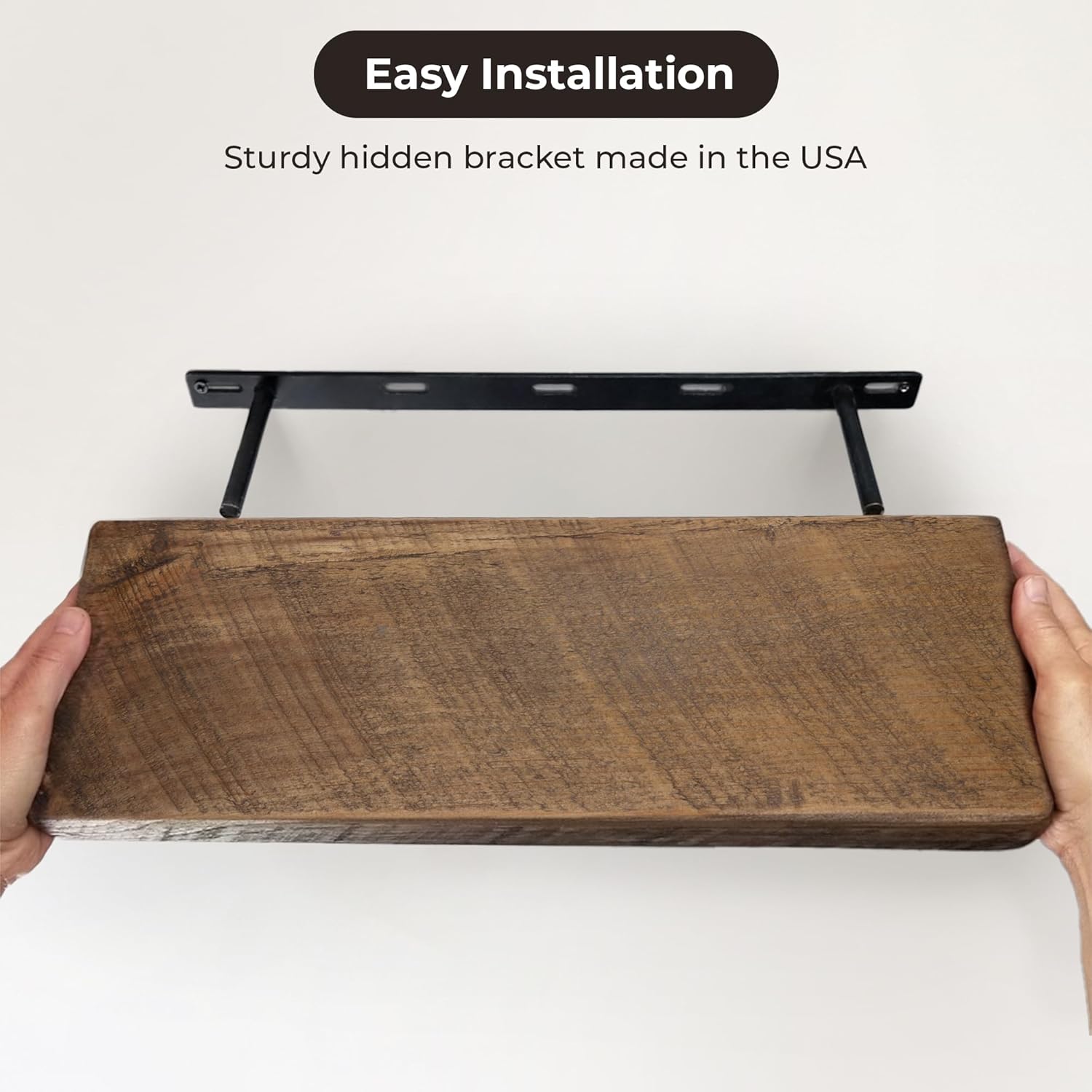 Reclaimed Wood Floating Shelves Handmade Rustic Wall Decor