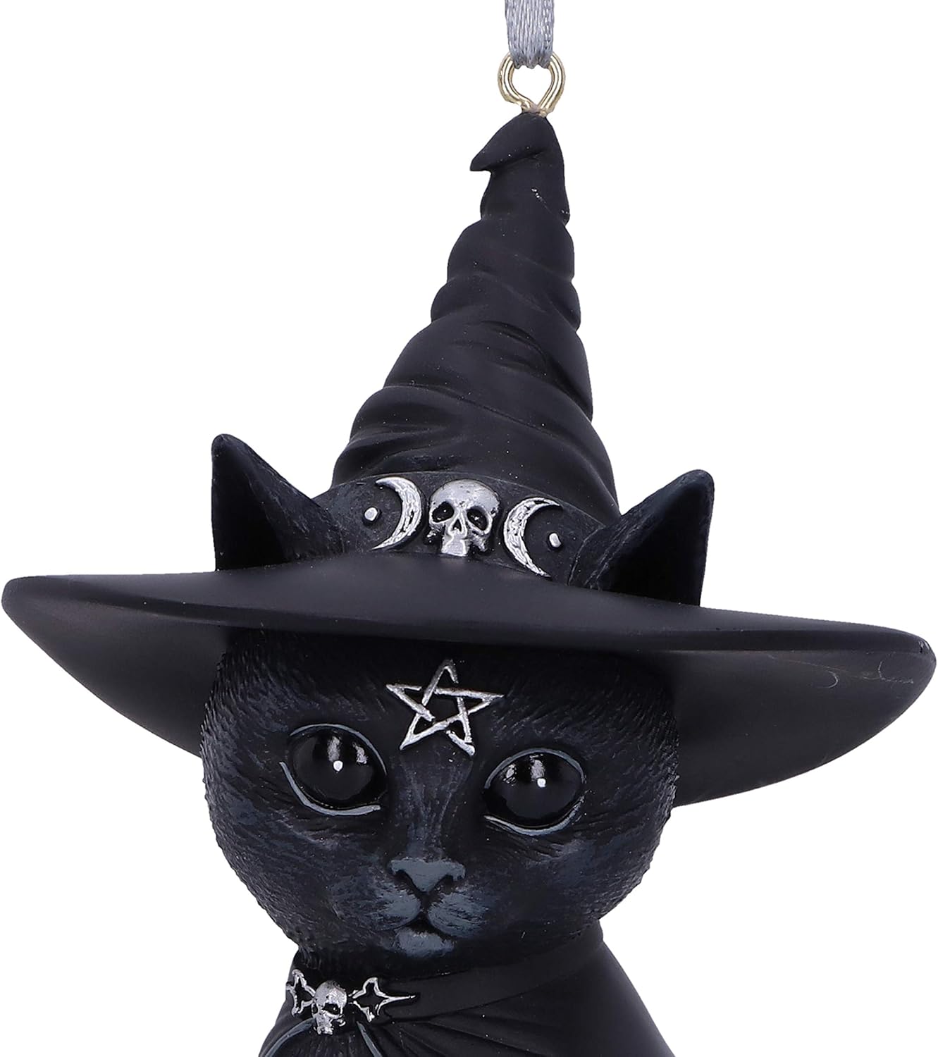 Nemesis Now Witch Cat Hanging Ornament 115cm Black Resin