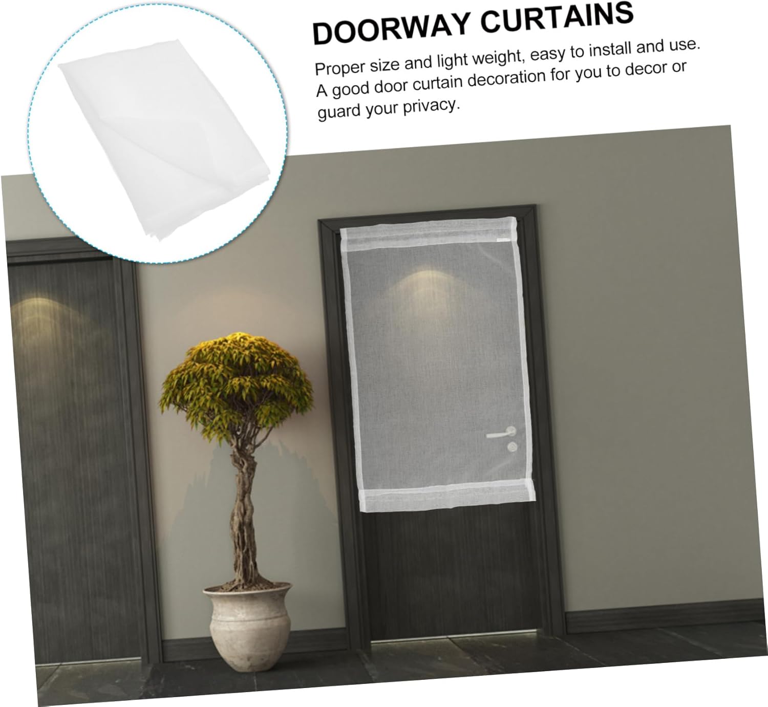 GOOHOCHY Door Curtain for Privacy and Decor