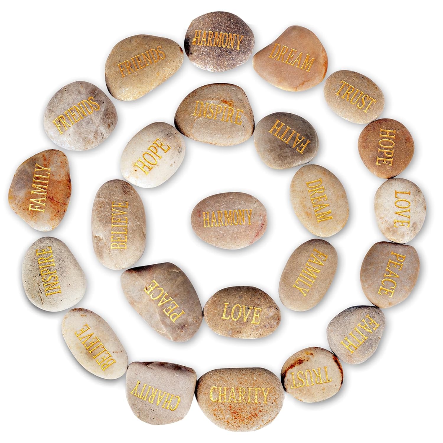 DIY Rocks with Inspirational Words for Home Decor
