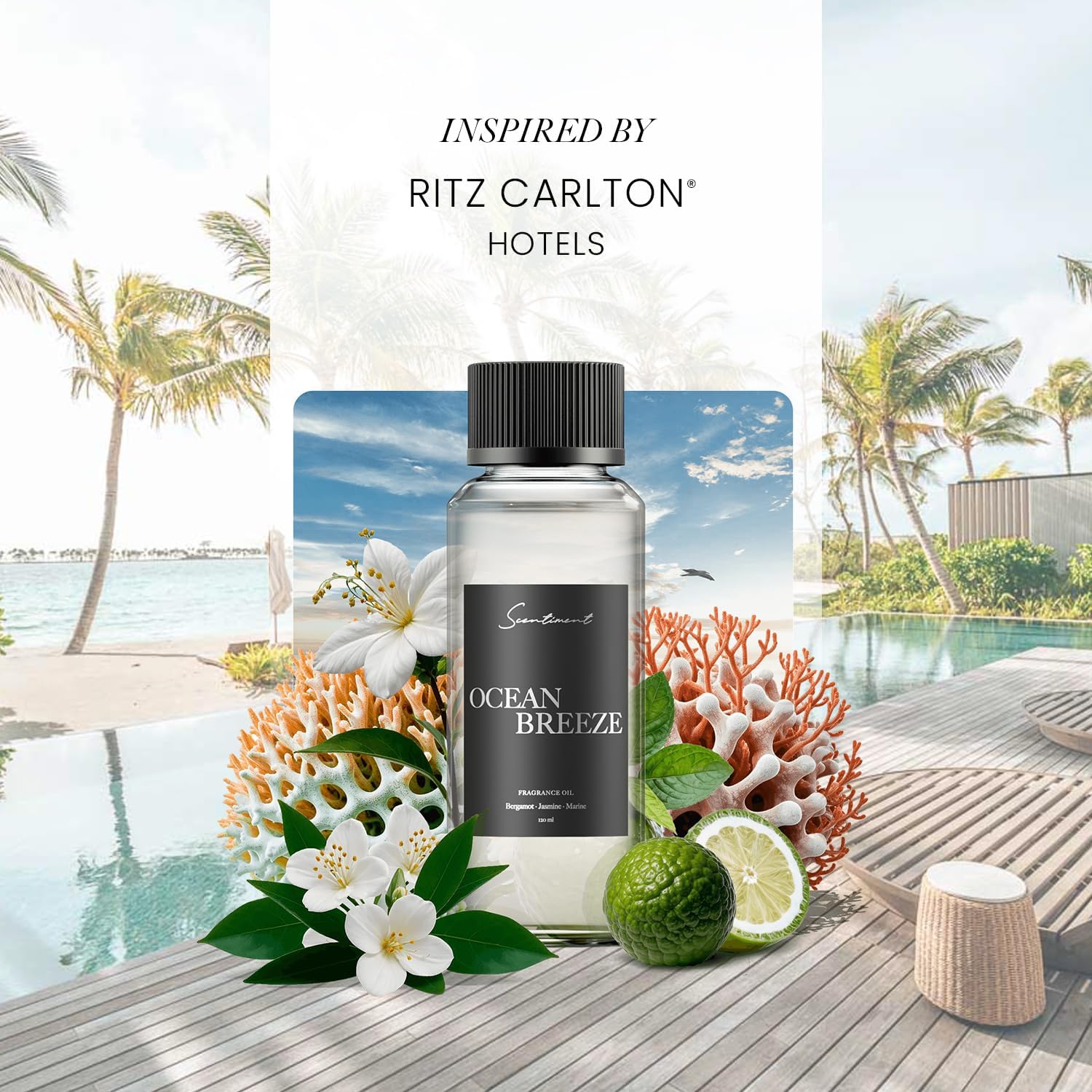 Ocean Breeze Diffuser Oil Inspired by Ritz-Carlton Luxury