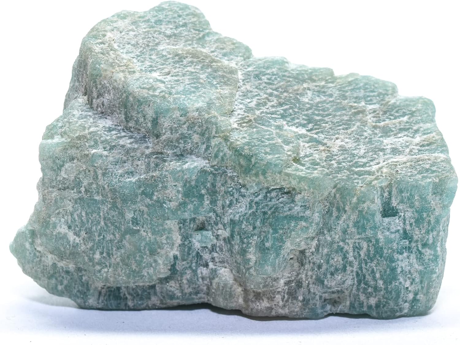 26 Inch Blue Green Amazonite Rough Gemstone Raw Specimen for Cabbing - India