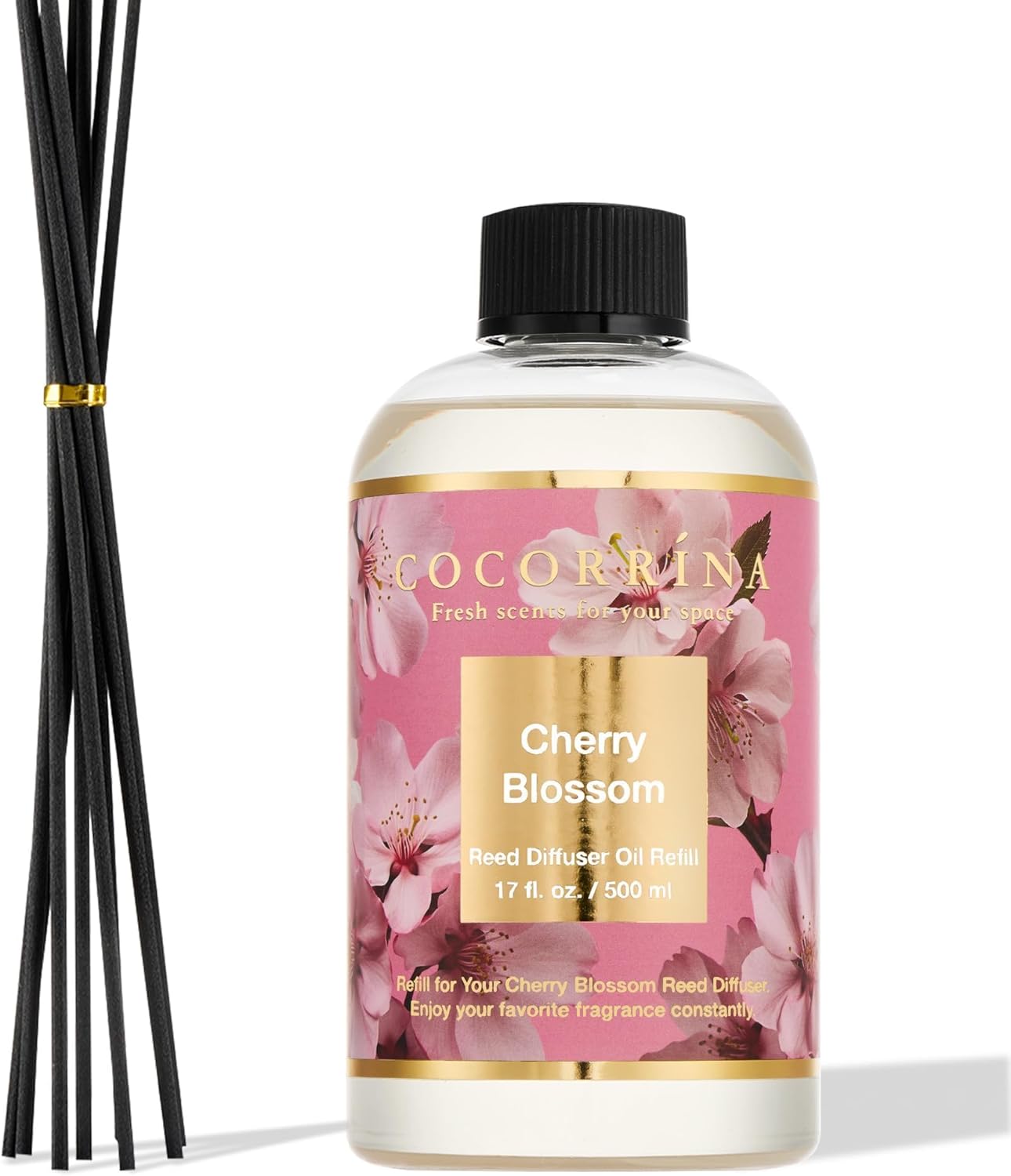Cocorrna Cherry Blossom Reed Diffuser Refill 17oz