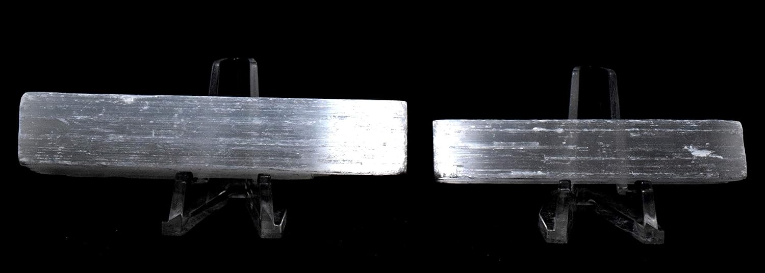 HQRP 3 Inch Natural White Selenite Sticks 5PCS