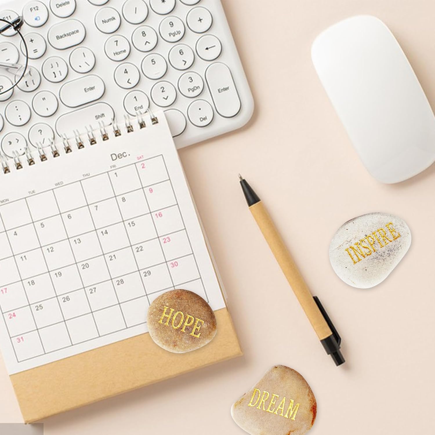DIY Rocks with Inspirational Words for Home Decor