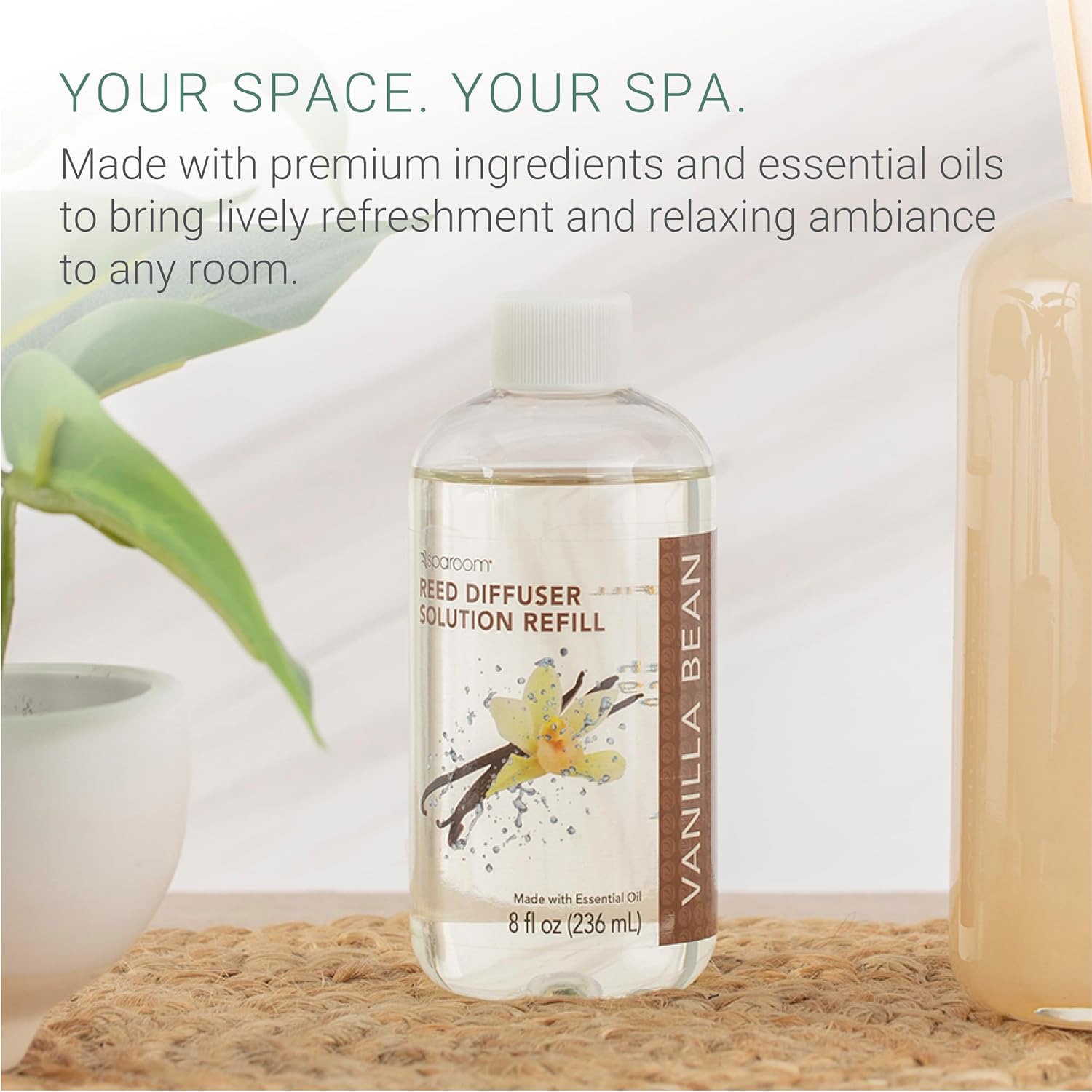 SpaRoom Reed Diffuser Oil Refill Vanilla Bean Scent
