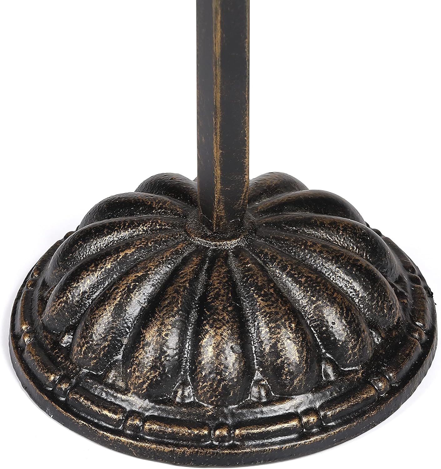 Adjustable Wreath Stand - Wrought Iron with Fleur De Lis Design