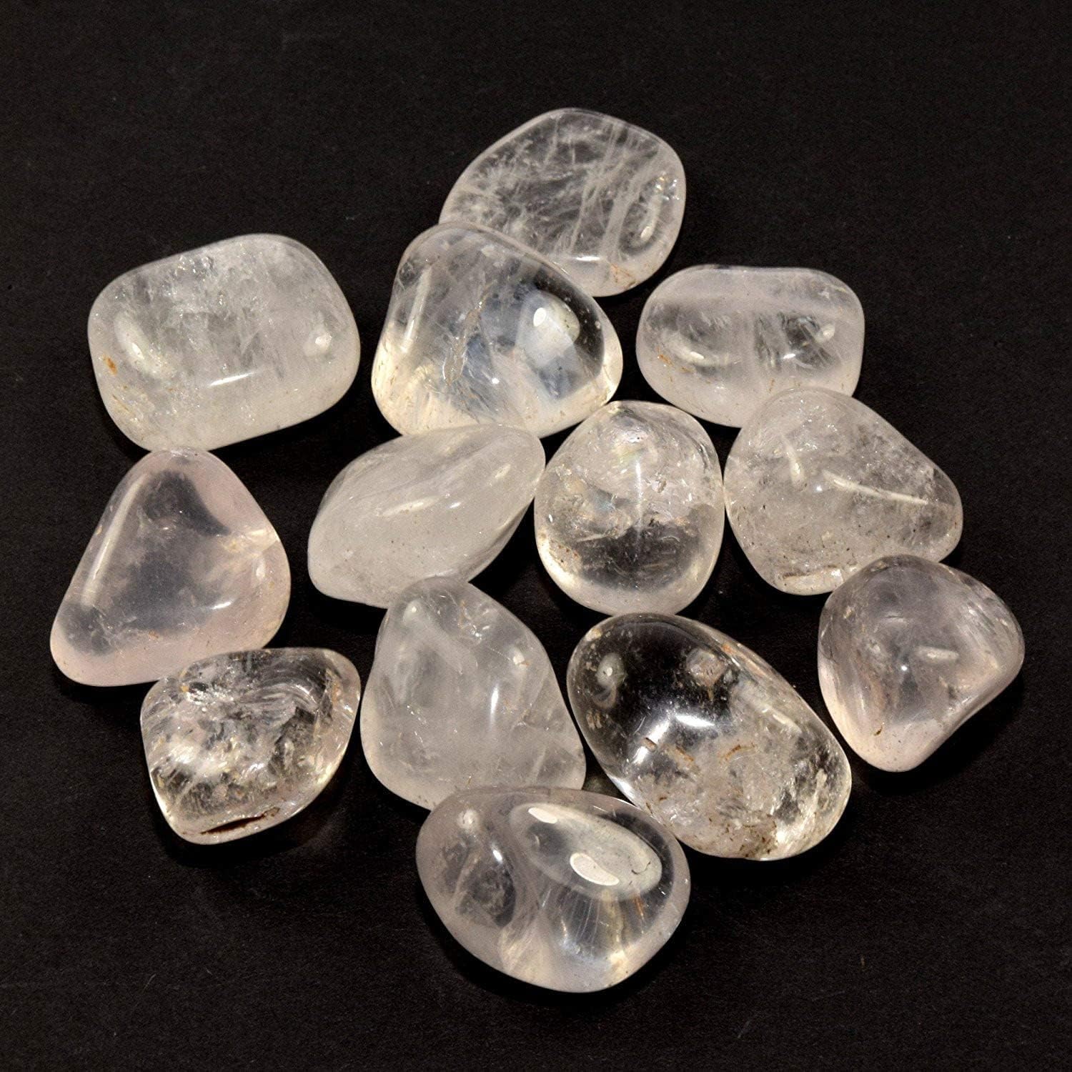 49mm Black Tourmaline Schorl Pyramid Gemstone with Clear Quartz Cabochon