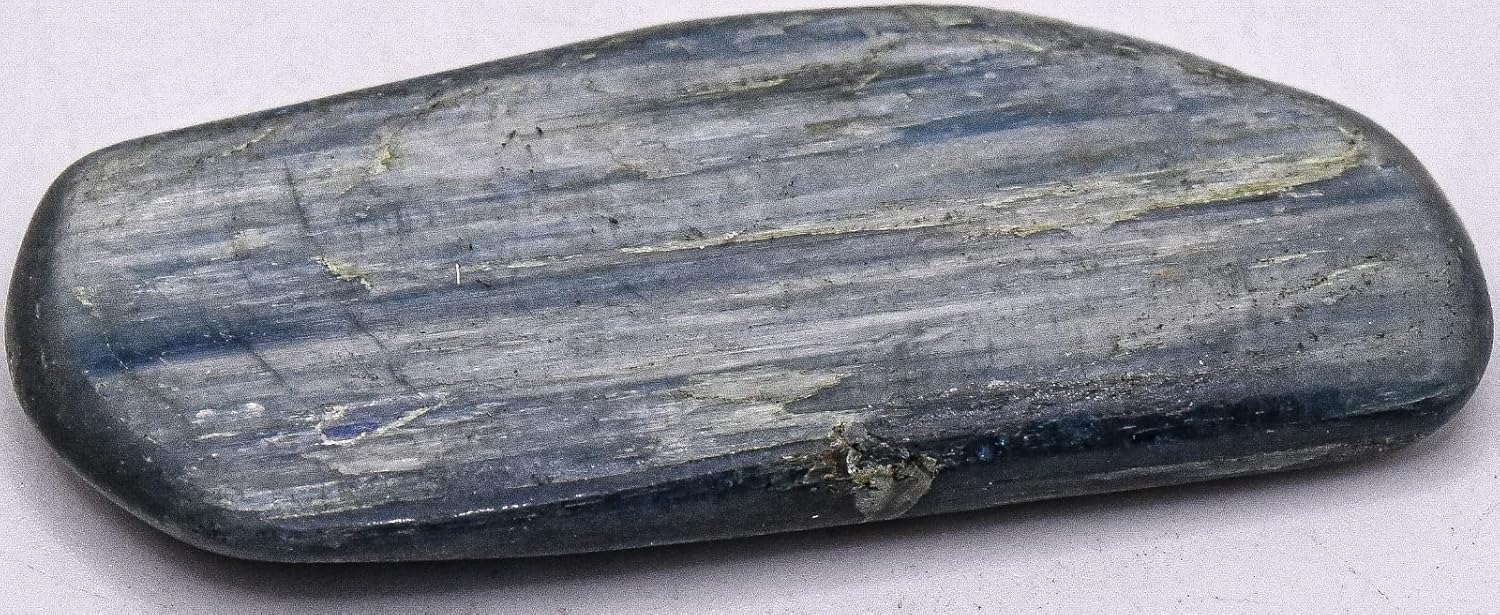 24 Inch Blue Kyanite Blade Slice Natural Gemstone Collectible Specimen From Brazil