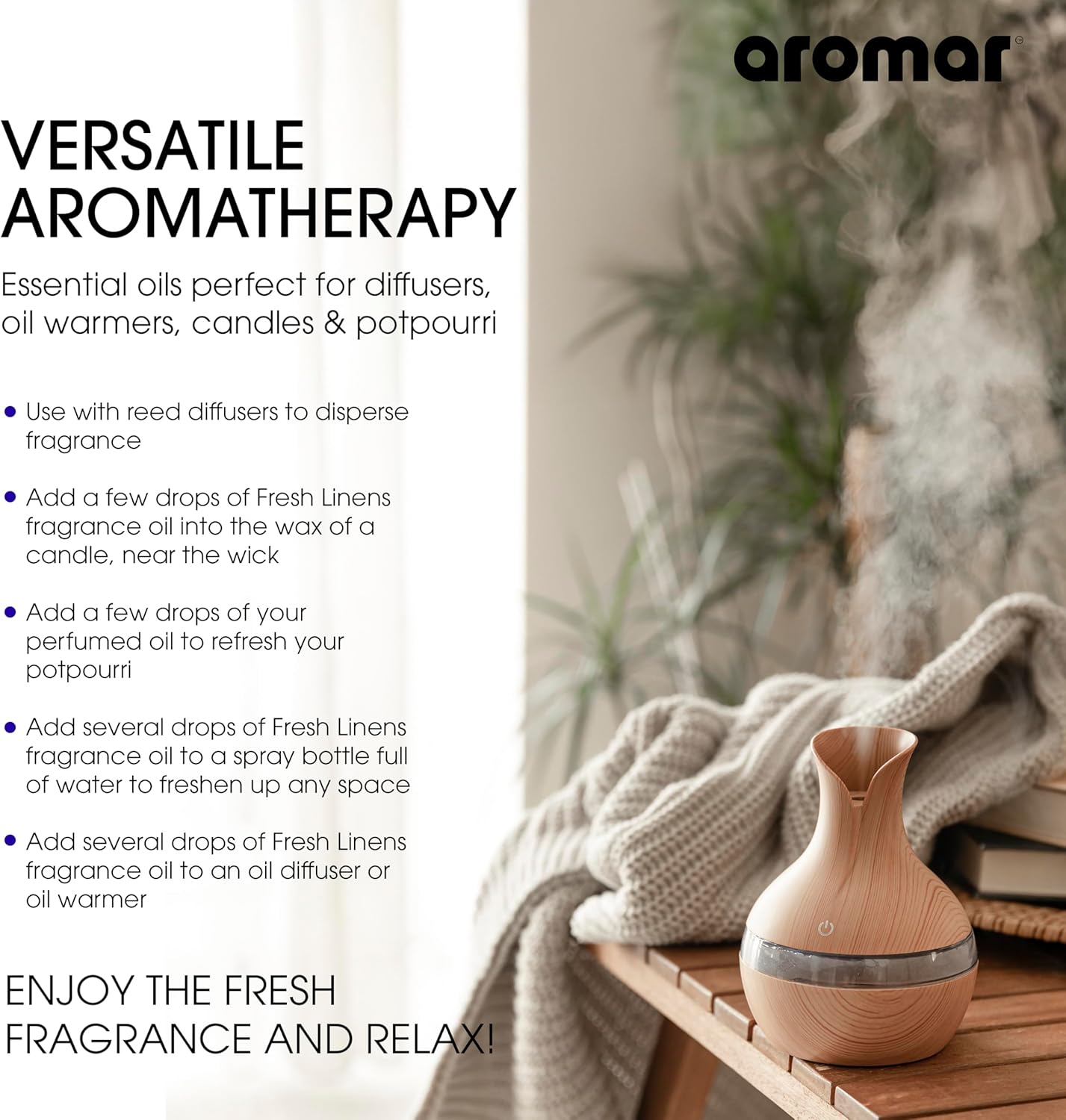 AROMAR Premium Fragrance Oil - Sea Breeze 8oz