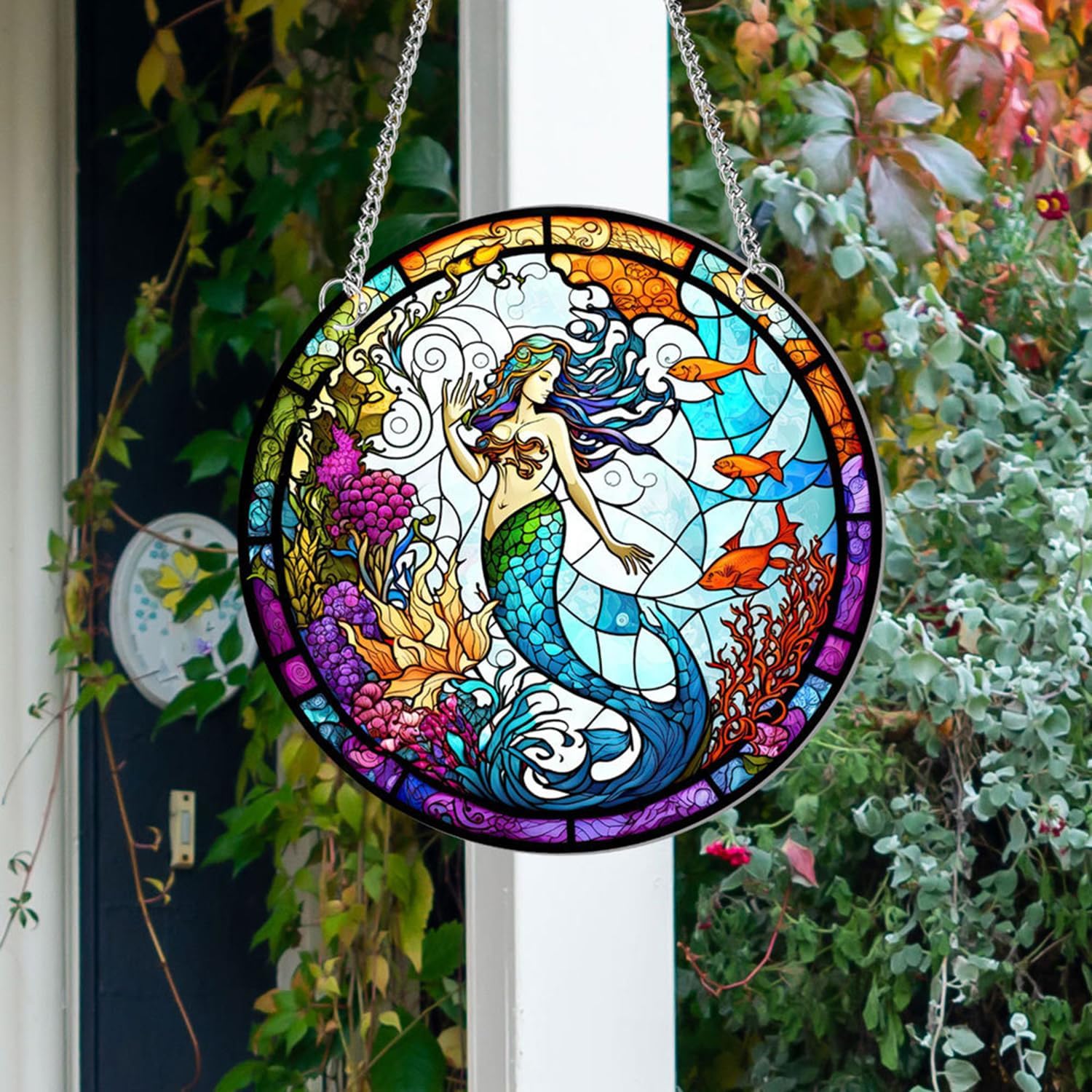 MATIHAY Mermaid Acrylic Wall Decor Hanging