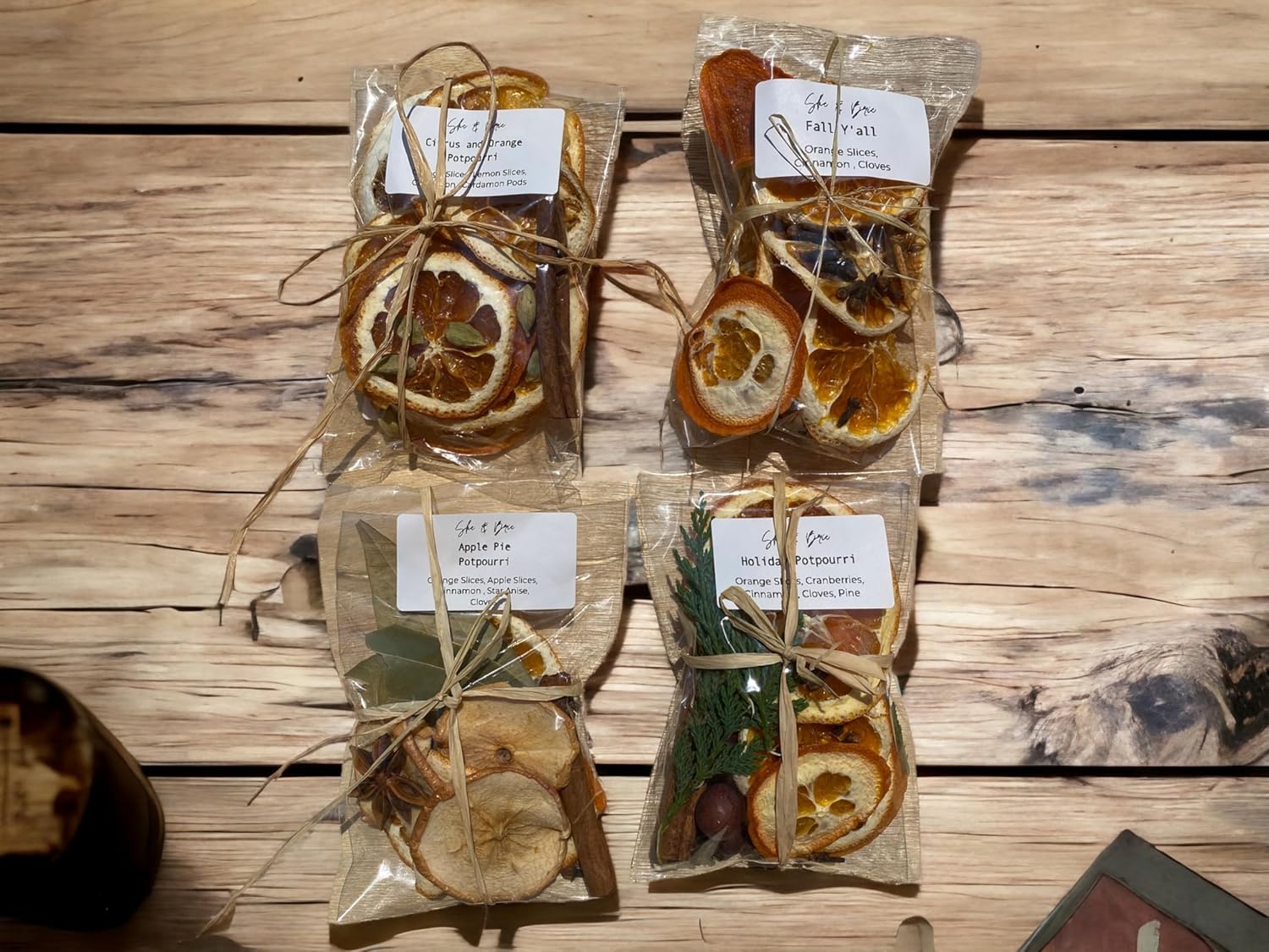 She And Brie Stovetop Potpourri Set of 4