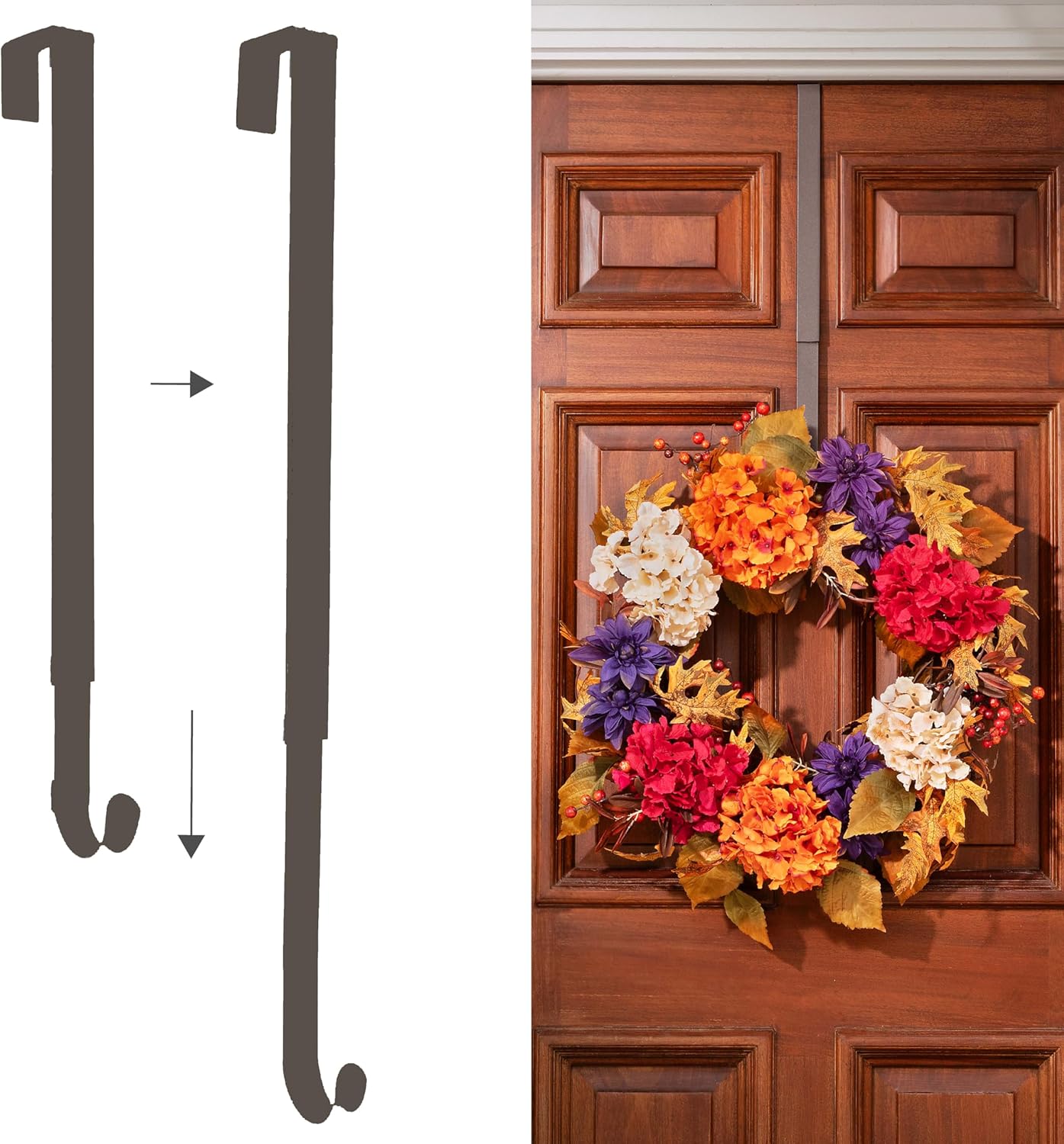 Haute Decor Adjustable Wreath Hanger 20 Lb