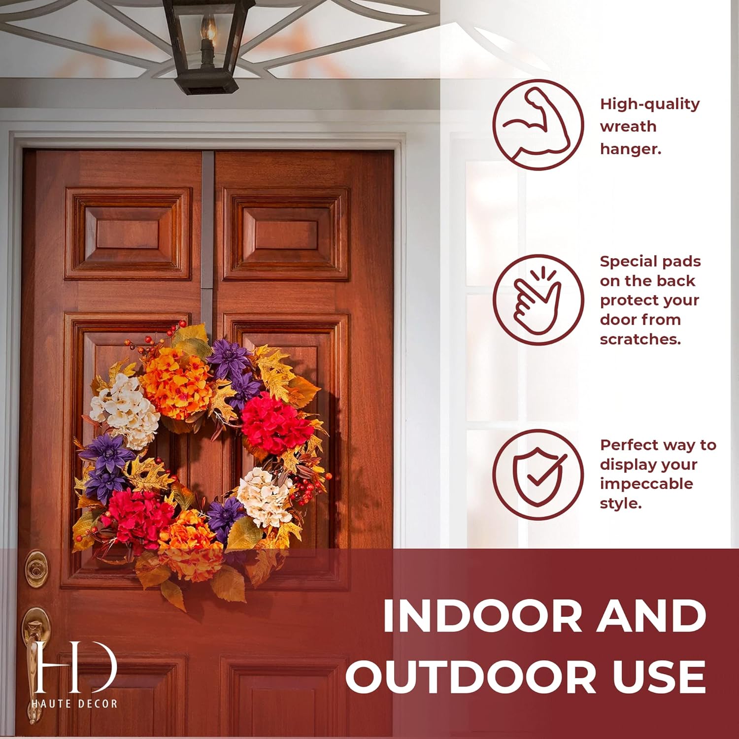 Haute Decor Adjustable Wreath Hanger 20 Lb